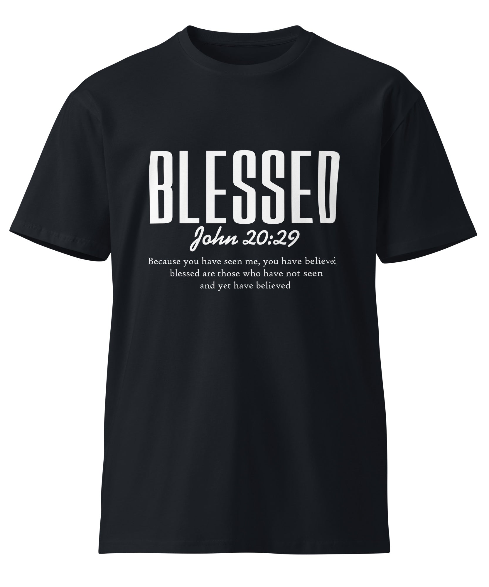 Blessed Faith Inspirational Unisex Premium Cotton T-Shirt | Gallory Hive