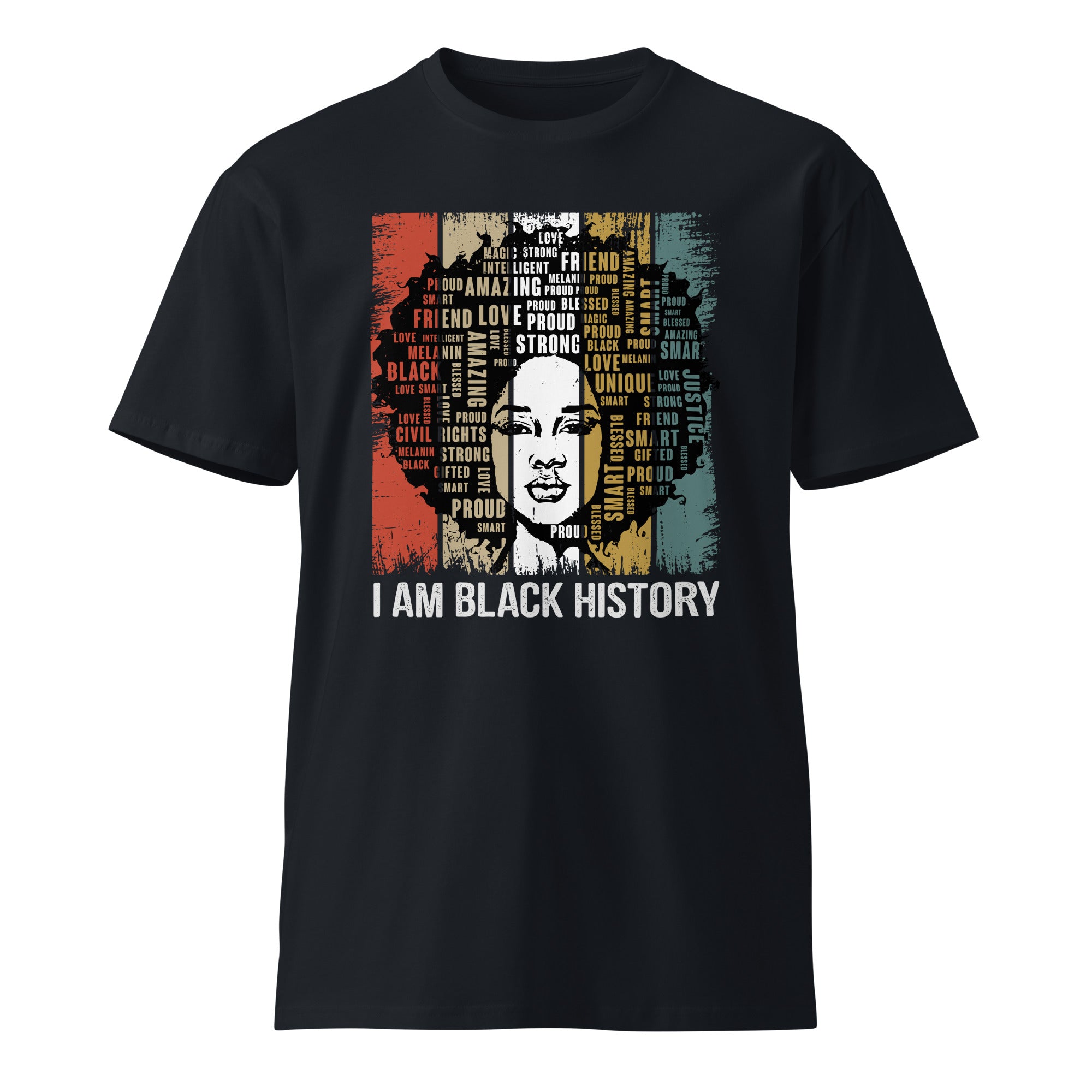 Black History Pride Premium Unisex Cotton T-Shirt | Gallory Hive