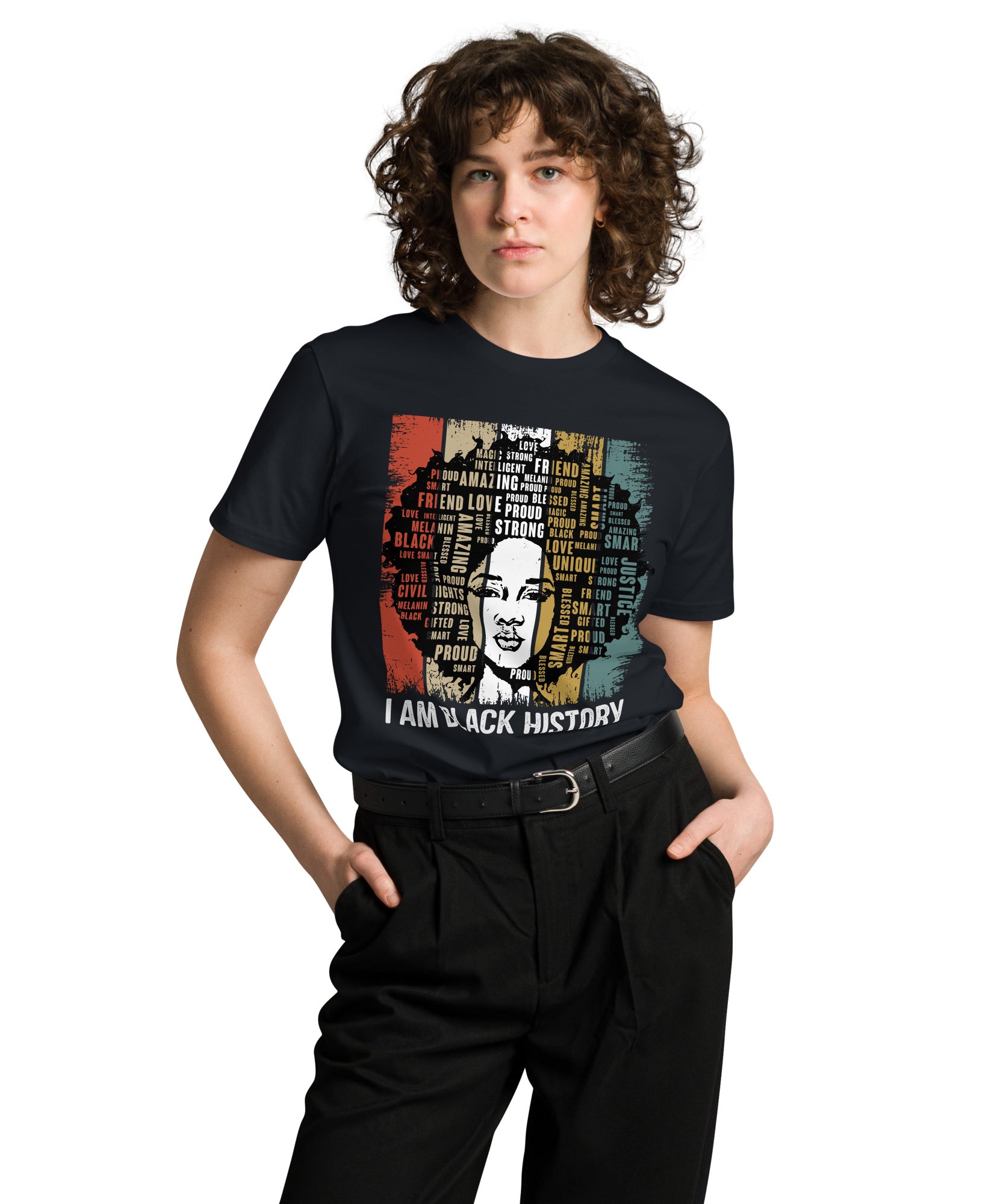Black History Pride Premium Unisex Cotton T-Shirt | Gallory Hive