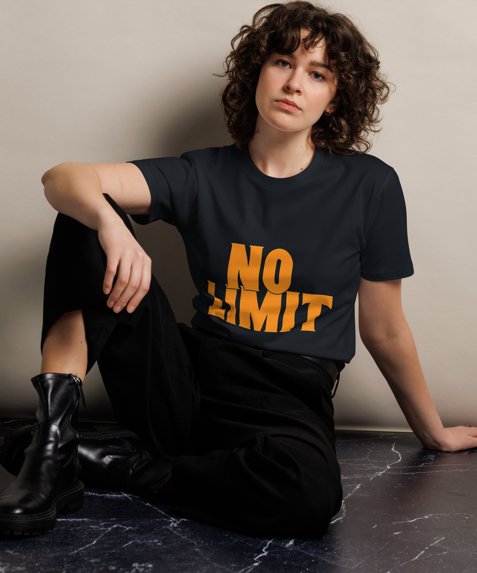 NO LIMIT Premium Unisex Cotton T-Shirt | Gallory Hive
