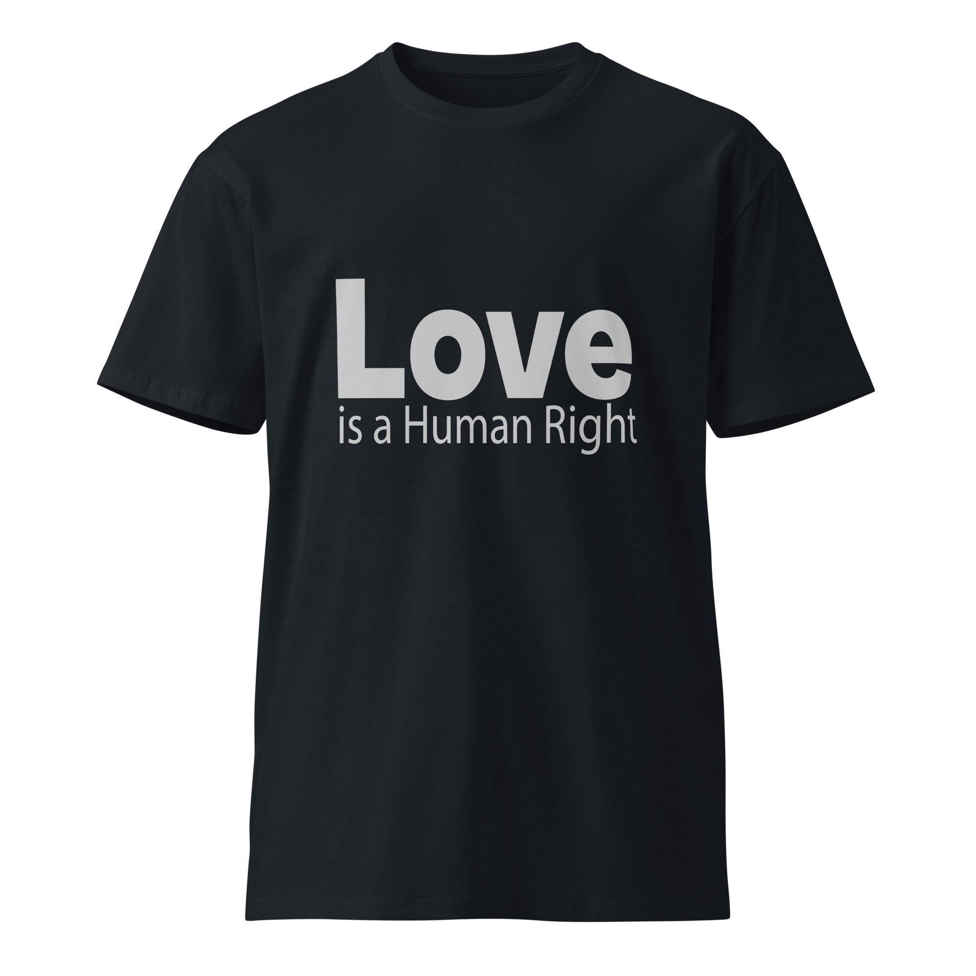 Love Is Human Right Unisex Premium Cotton T-Shirt | Gallory Hive