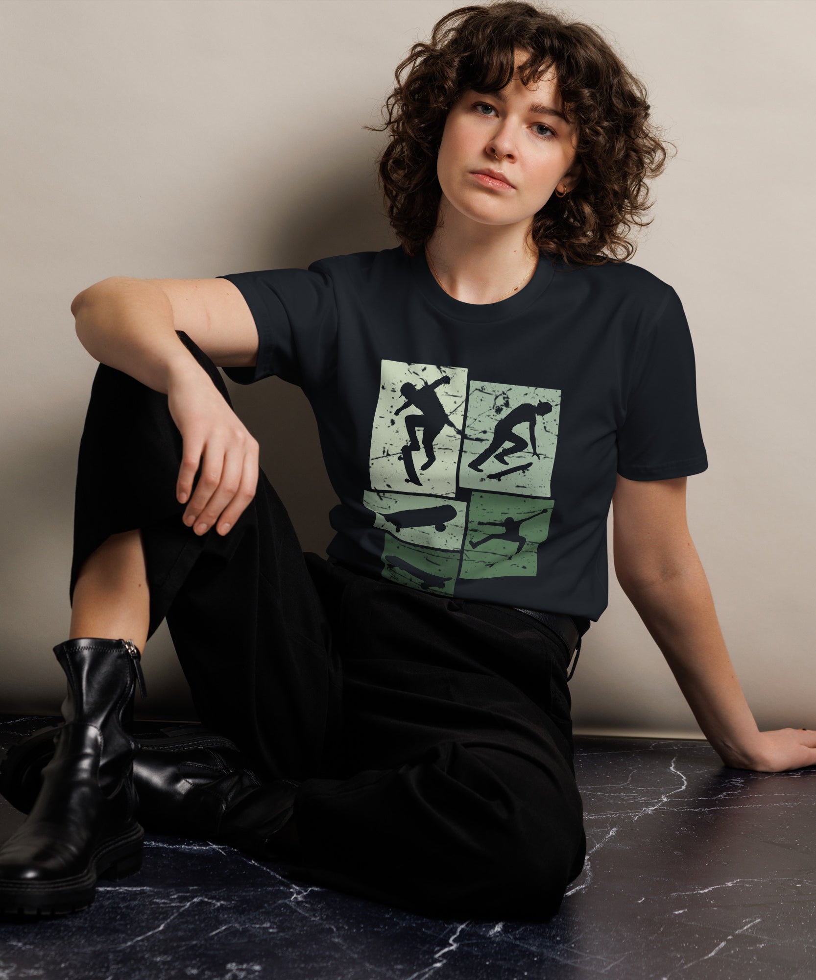 Vintage Skateboarding Cotton Premium T-Shirt | Gallory Hive