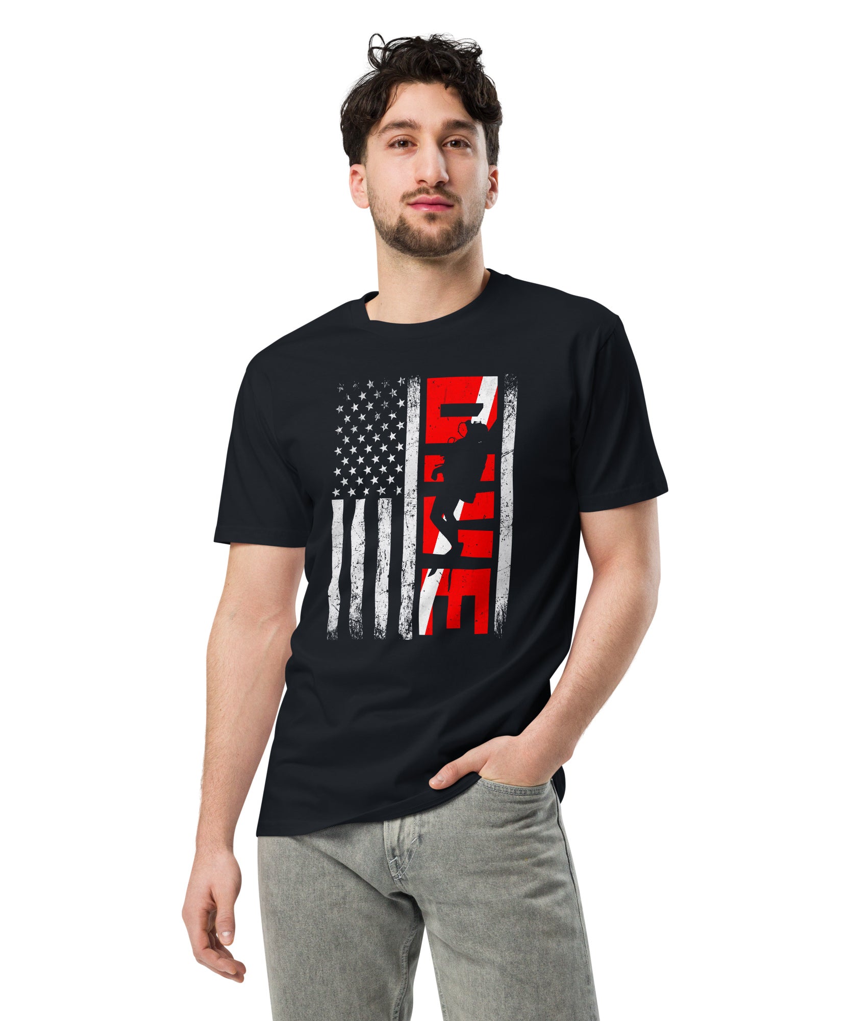 Scuba Dive Unisex Premium Cotton T-Shirt | Gallory Hive