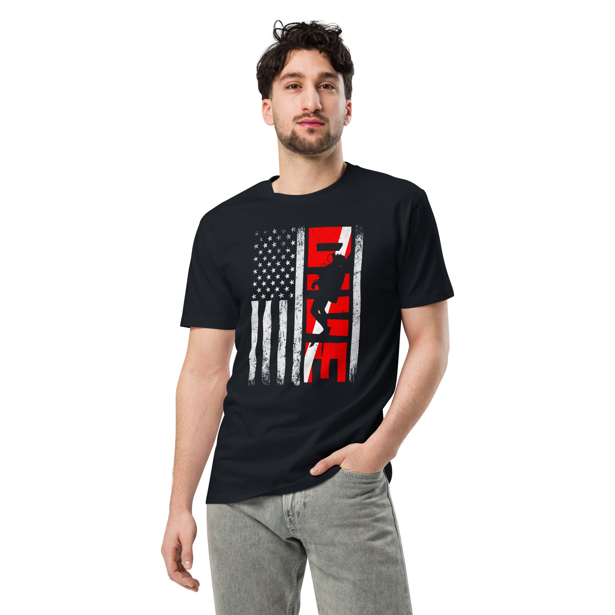 Scuba Dive Unisex Premium Cotton T-Shirt | Gallory Hive