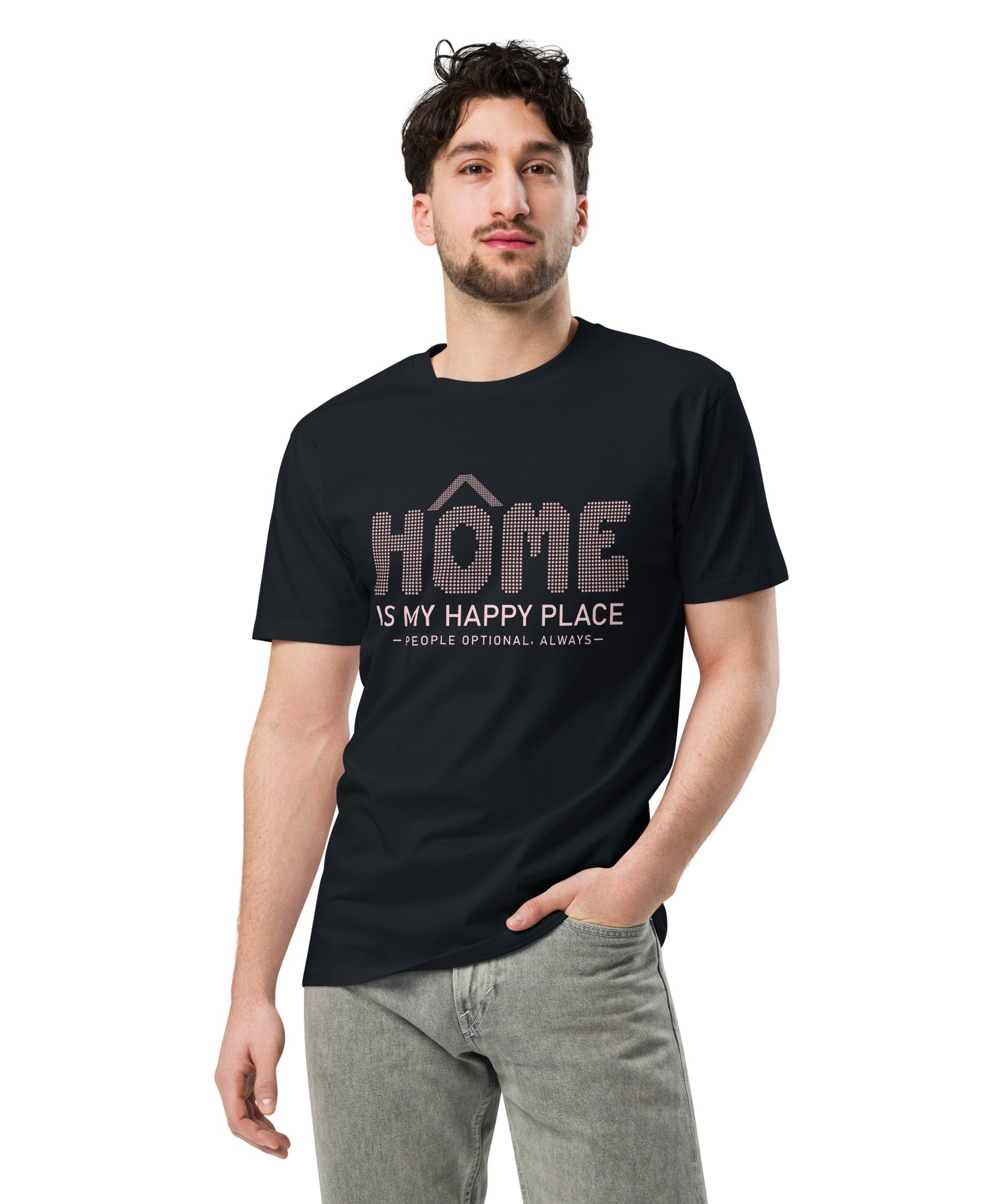 Introvert Homebody Premium Cotton T-Shirt | Gallory Hive