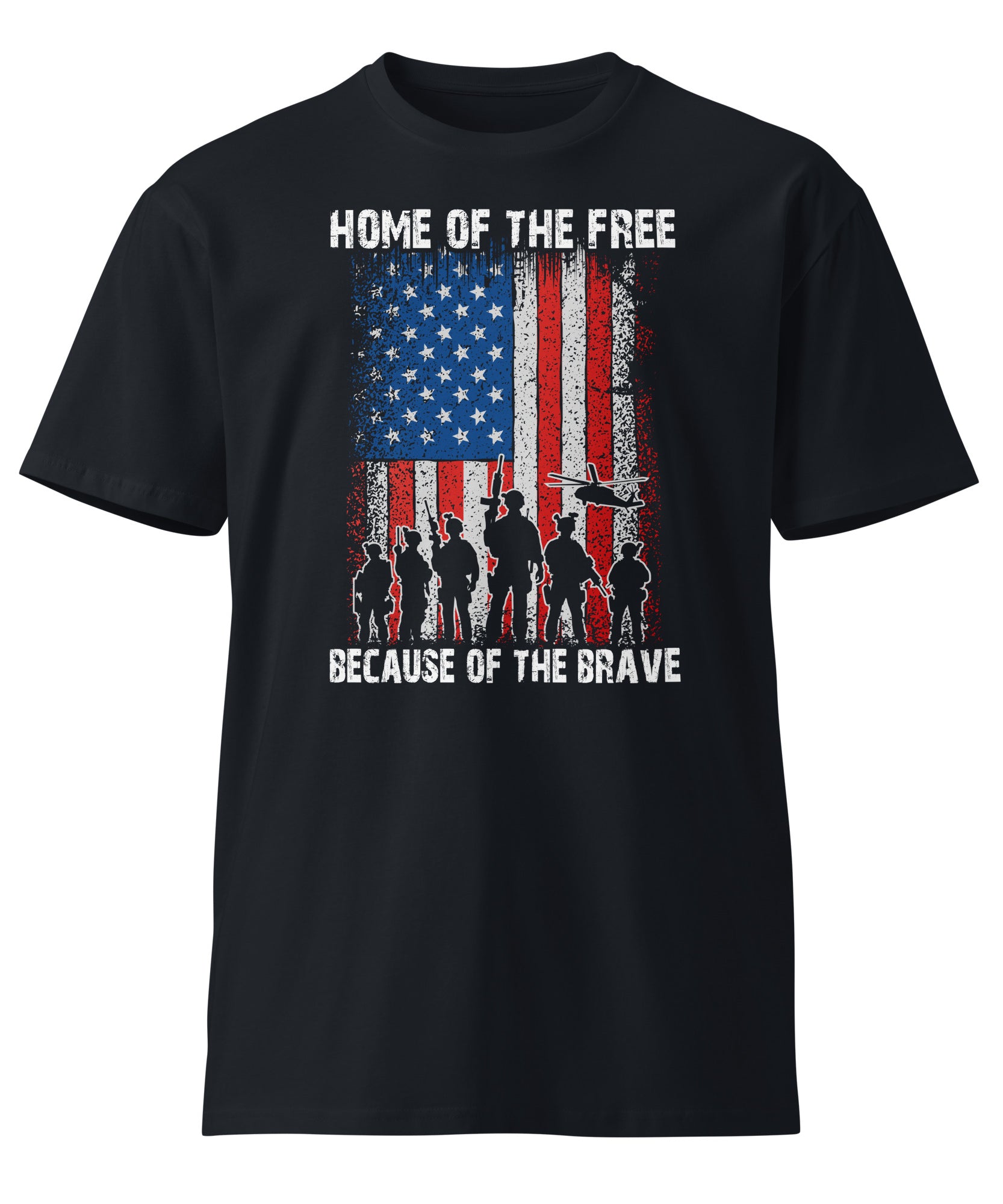 American Freedom Soldier Graphic Premium T-Shirt | Gallory Hive