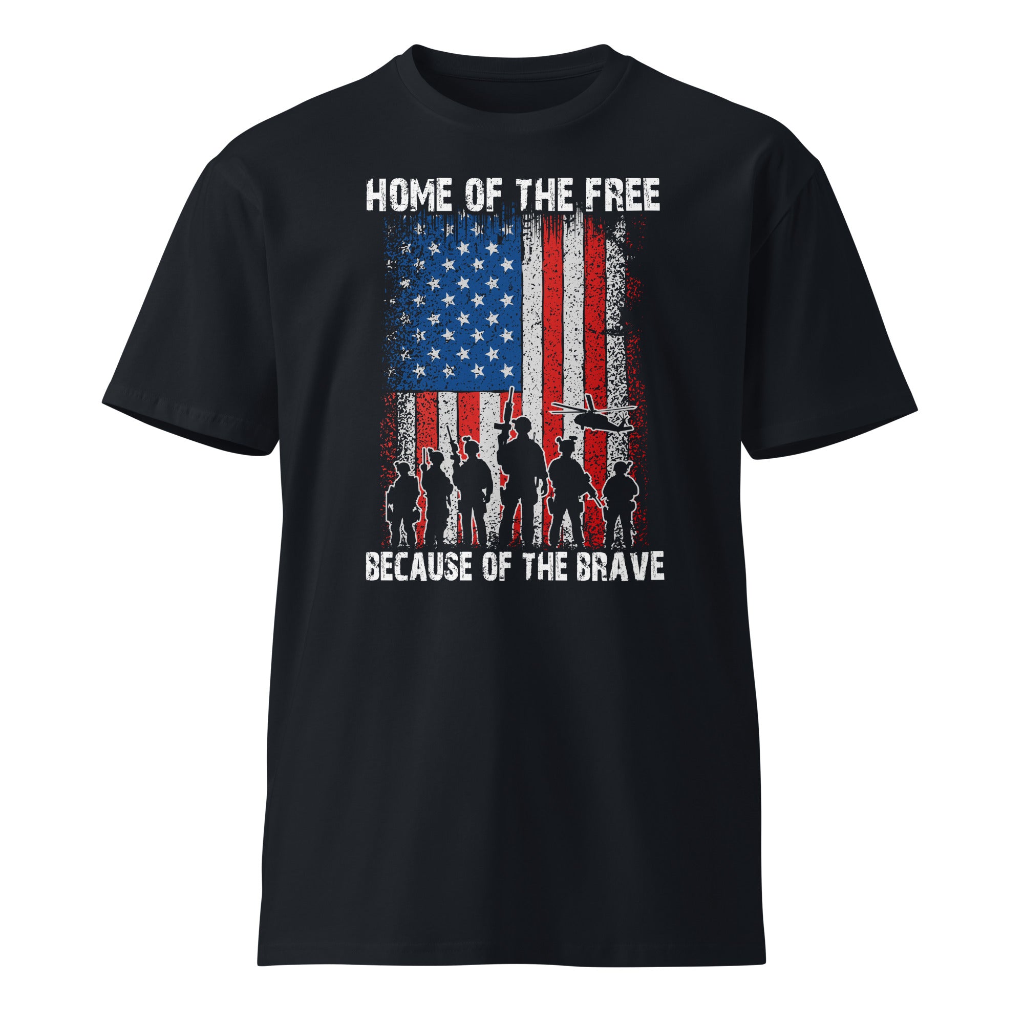 American Freedom Soldier Graphic Premium T-Shirt | Gallory Hive