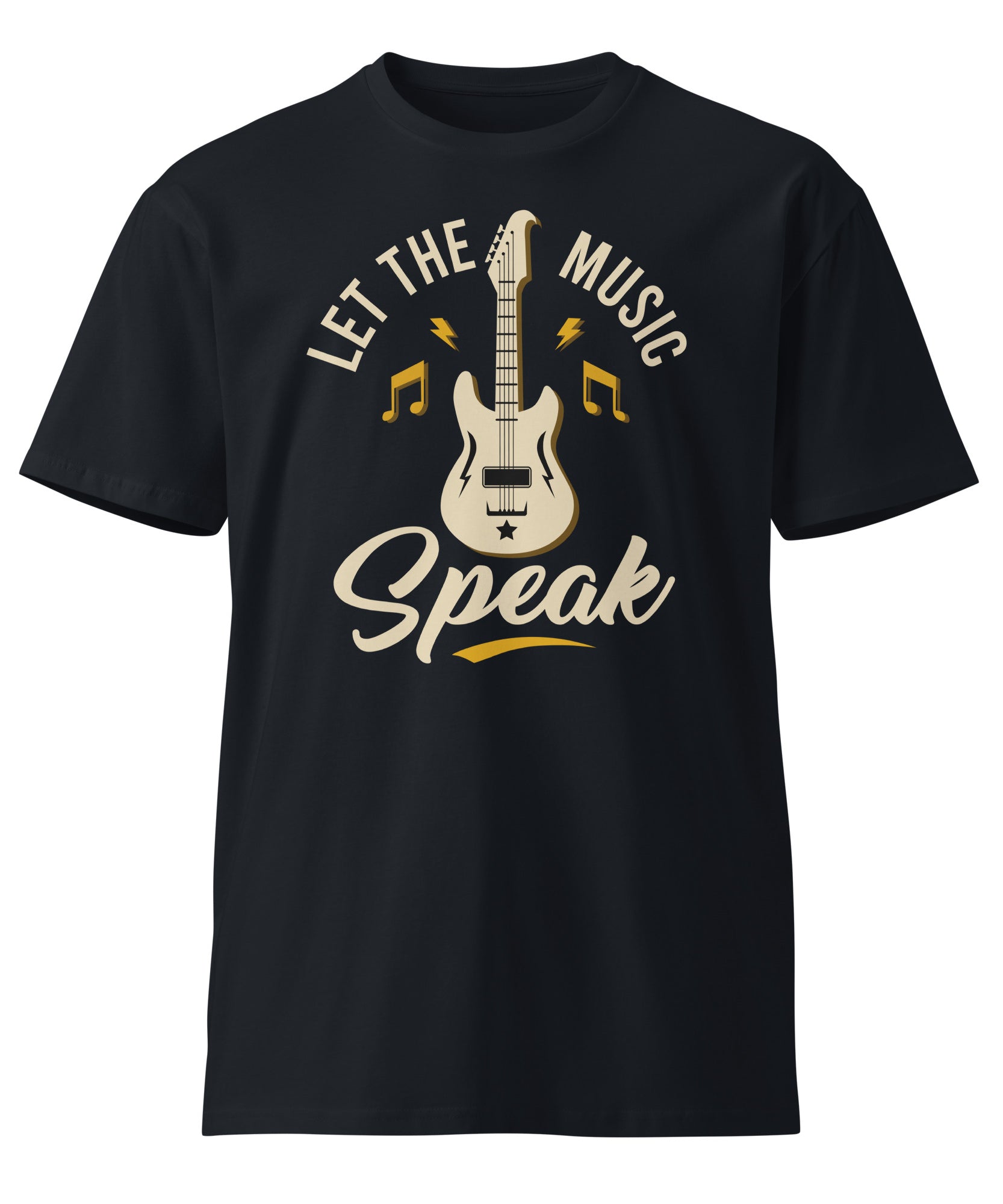 Let the Music Speak Guitar T-Shirt | Gallory Hive