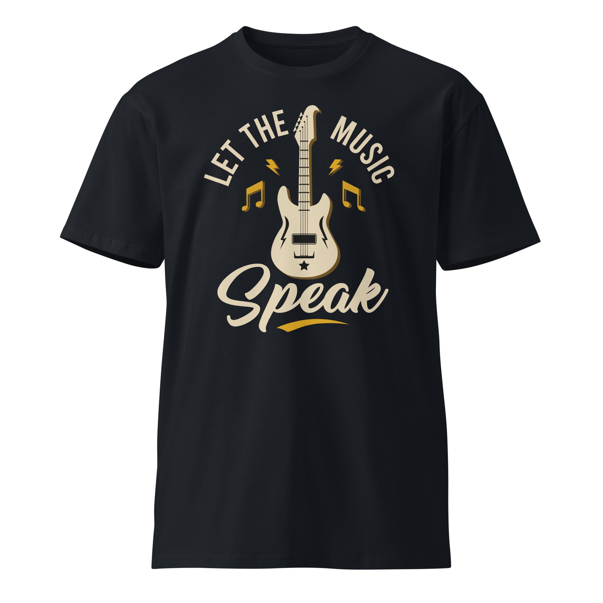 Let the Music Speak Guitar T-Shirt | Gallory Hive