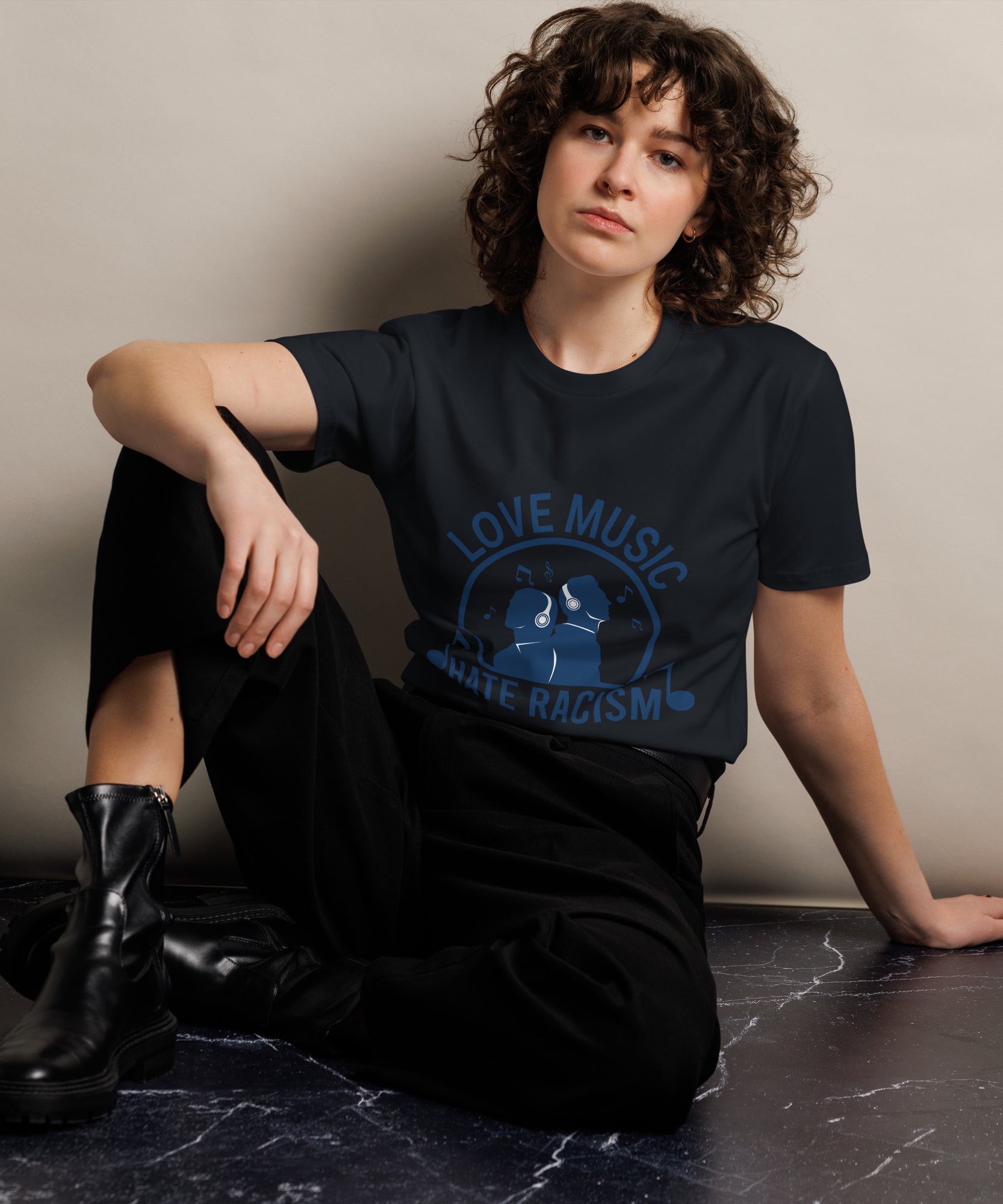 Love Music Hate Racism T-Shirt | Gallory Hive