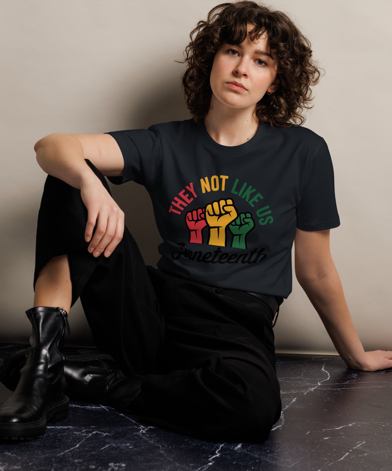 They Not Like Us Graphic Unisex Premium Cotton T-Shirt | Gallory Hive