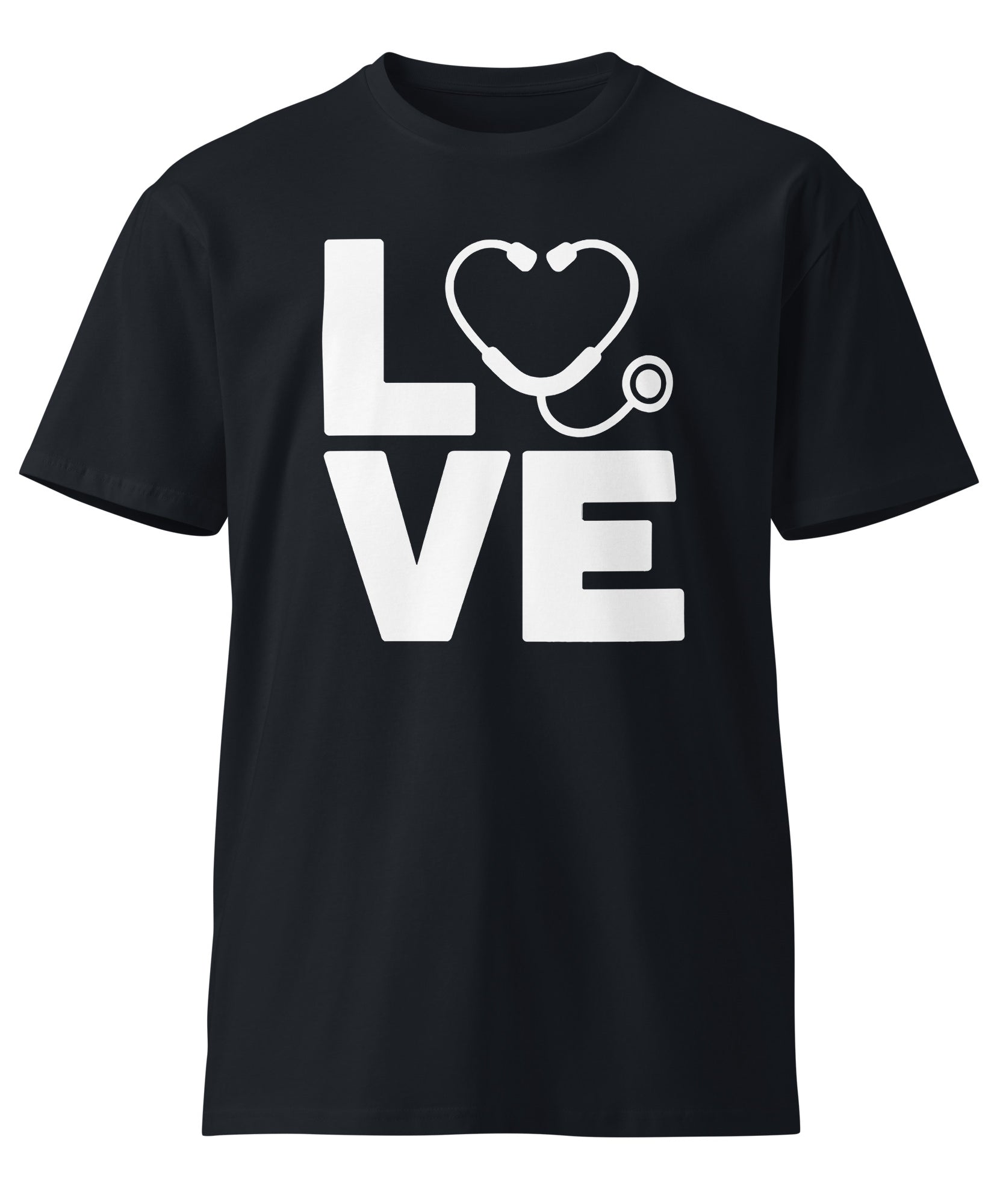 Love Stethoscope Graphic Unisex Premium T-Shirt | Gallory Hive