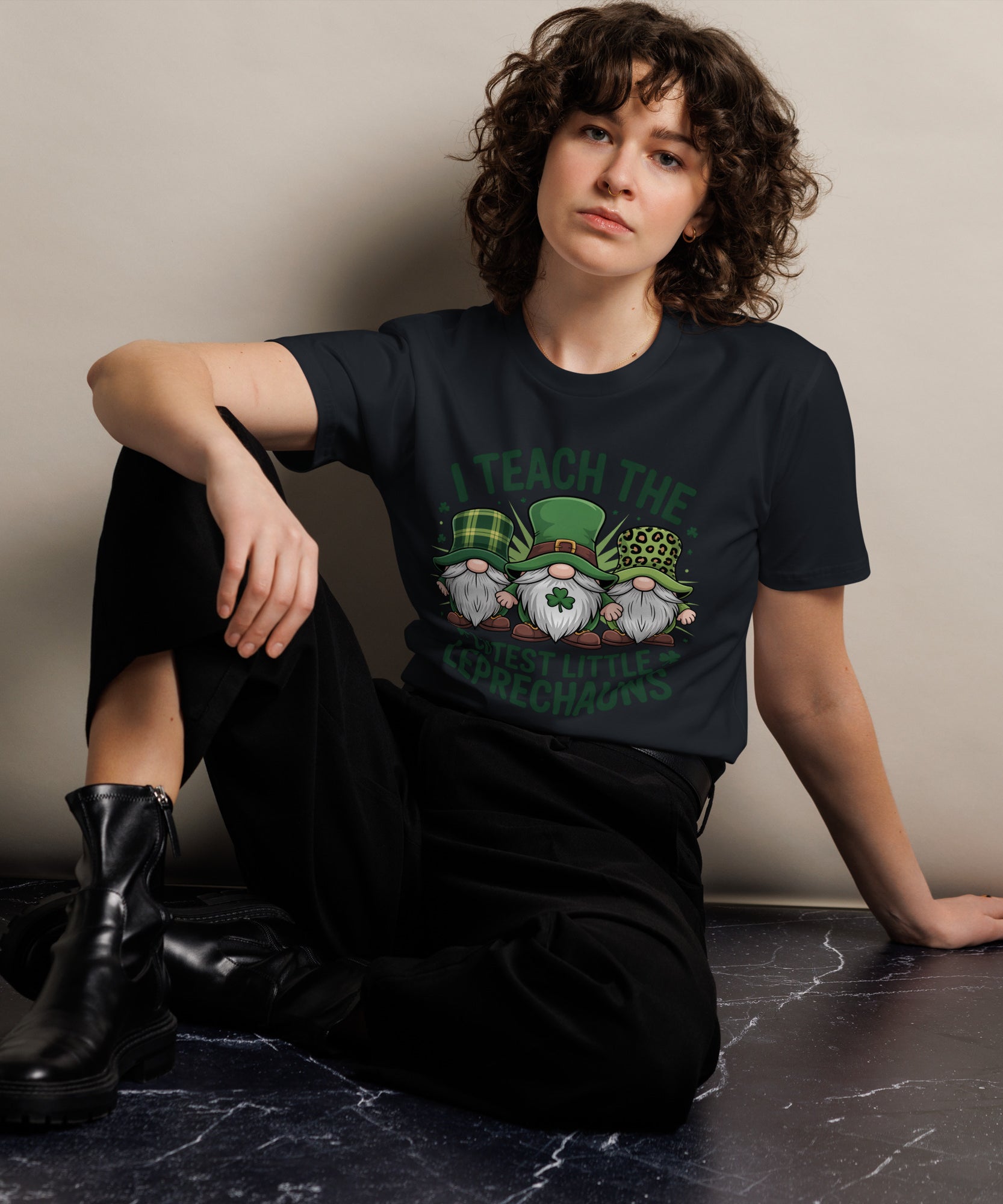 Leprechaun St Patricks Day Unisex Premium T-Shirt | Gallory Hive