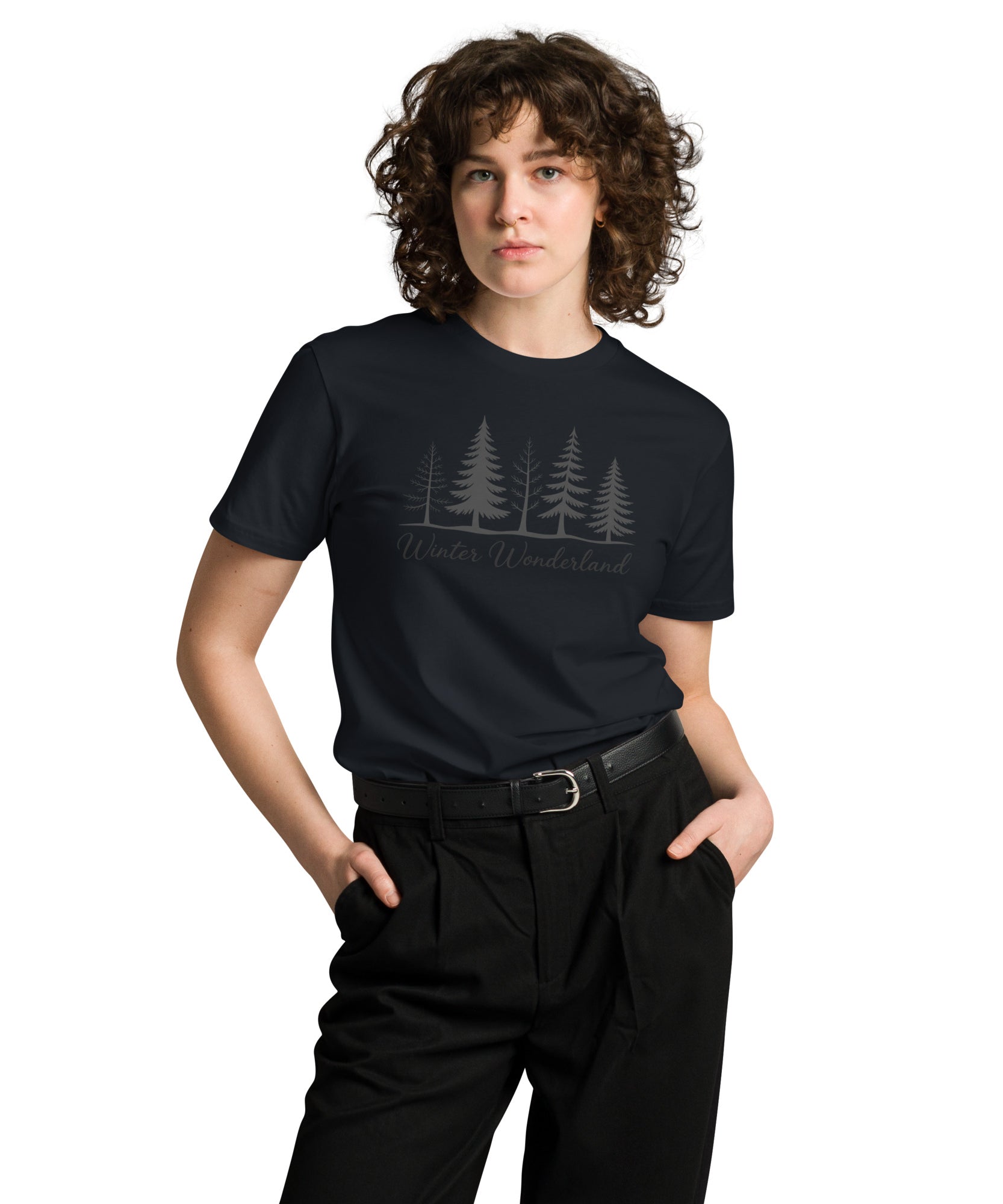 Nature Whisper Forest Trees Graphic Unisex Premium T-Shirt | Gallory Hive