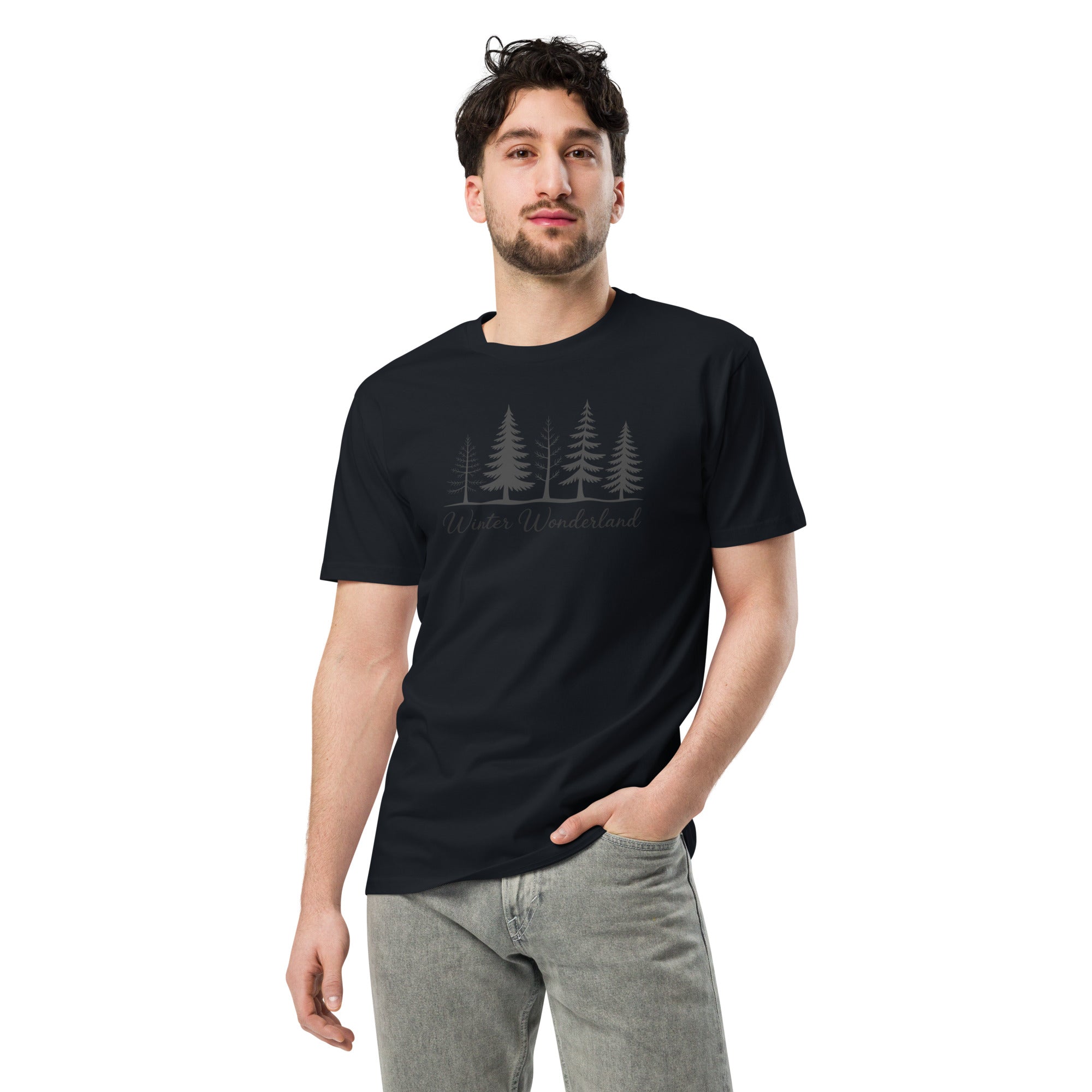Nature Whisper Forest Trees Graphic Unisex Premium T-Shirt | Gallory Hive