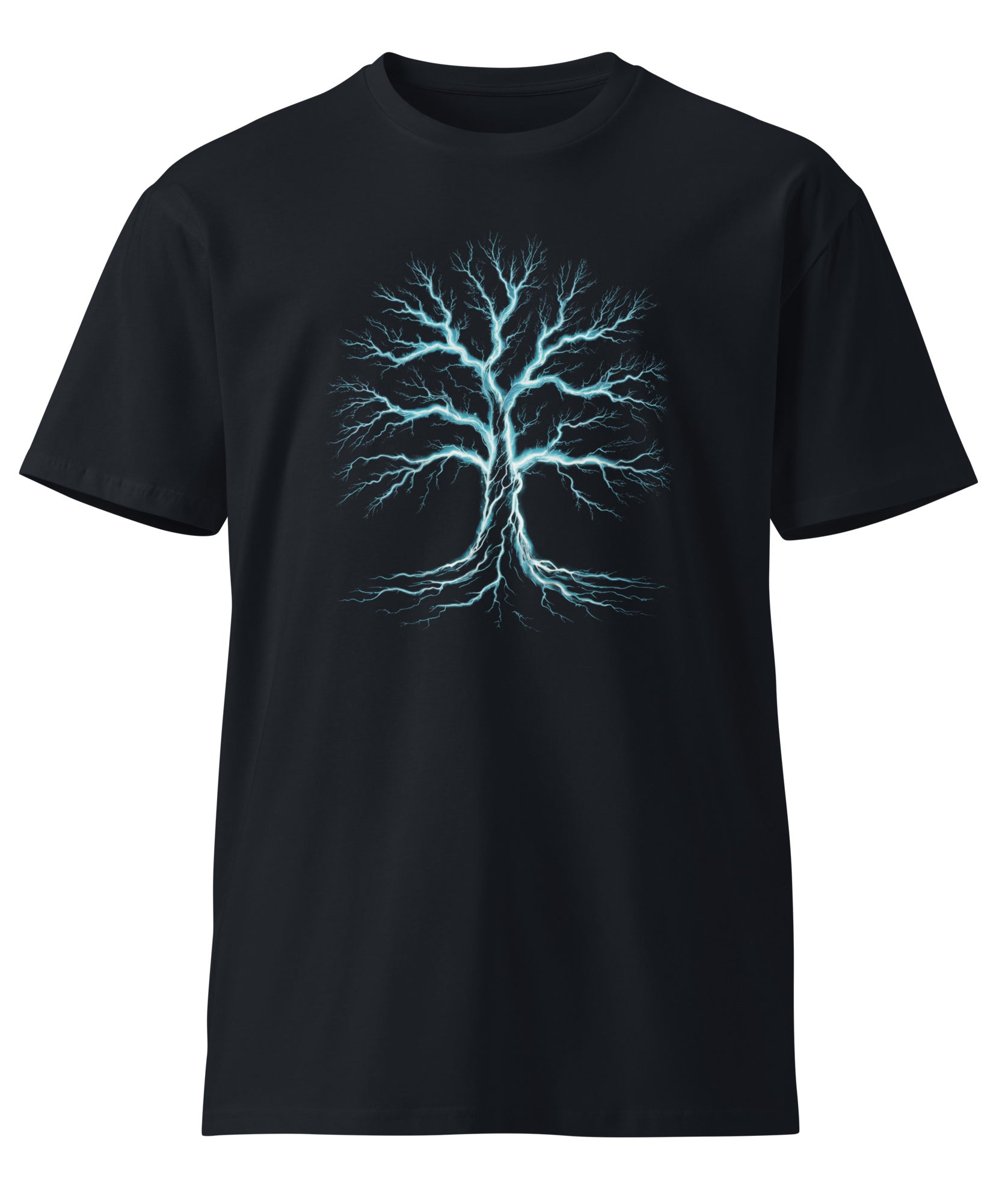 Glowing Mystic Tree of Life Graphic Unisex Premium T-shirt | Gallory Hive