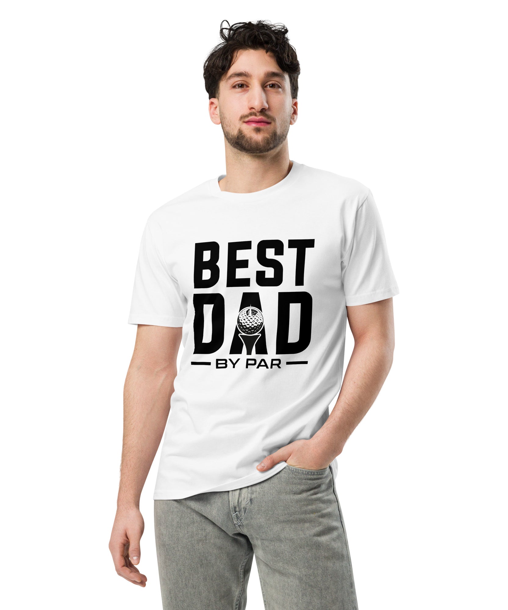 Modern Golf Art Unisex Premium T-Shirt | Gallory Hive