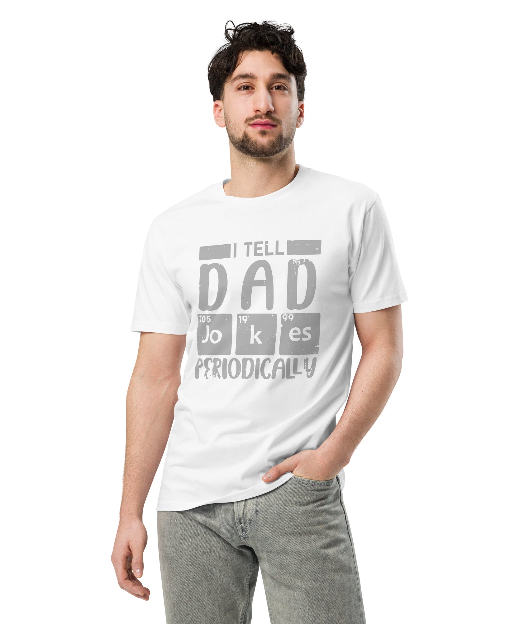 Dad Jokes Premium Cotton Unisex T-Shirt | Gallory Hive