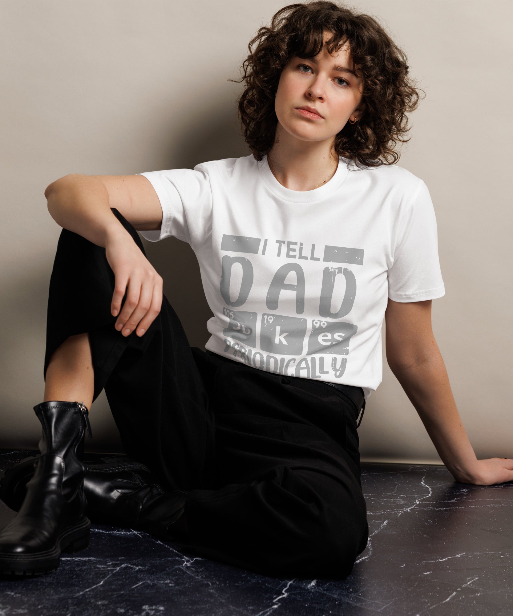 Dad Jokes Premium Cotton Unisex T-Shirt | Gallory Hive