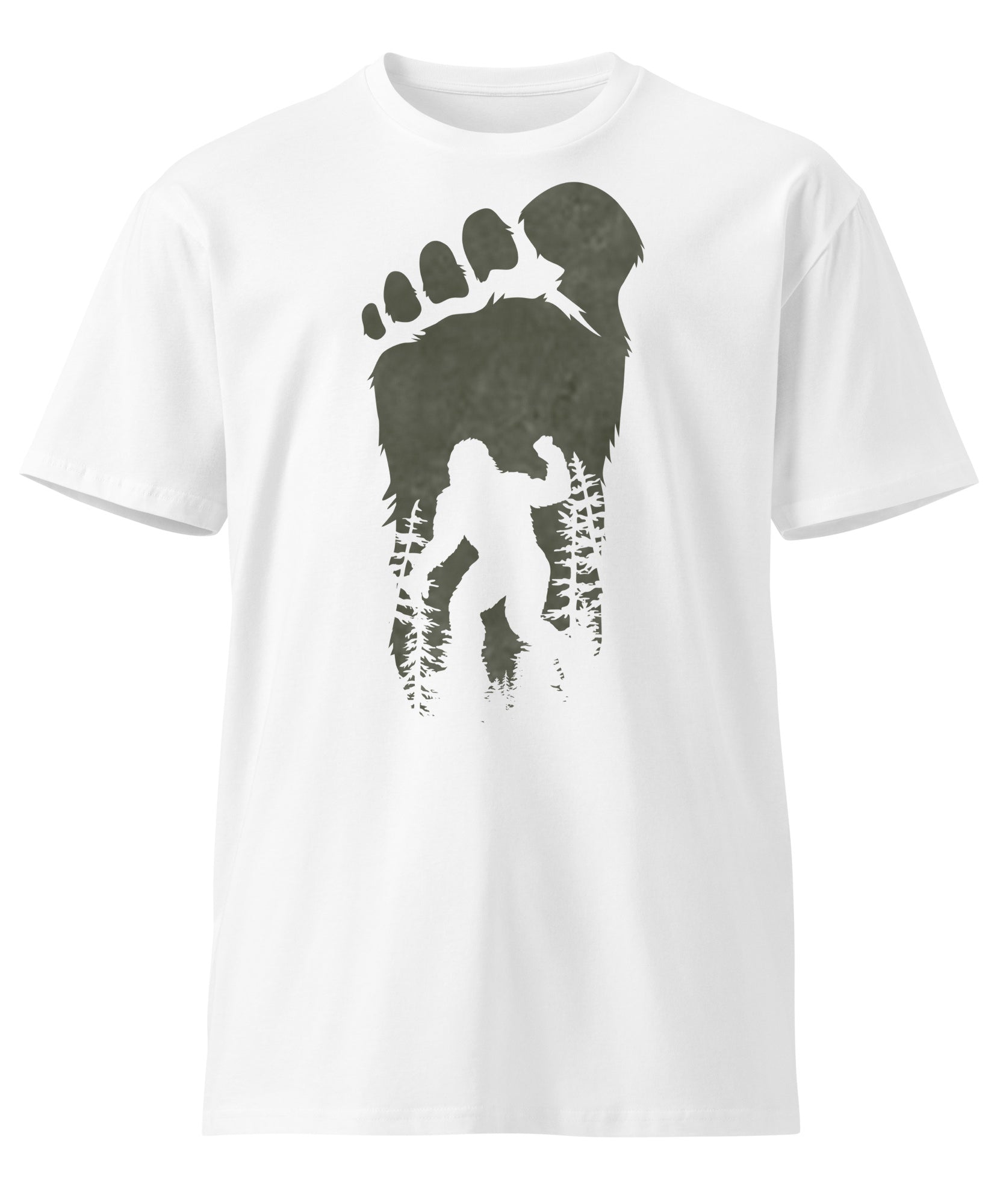 Bigfoot Shadow Art Unisex Graphic T-Shirt | Gallory Hive
