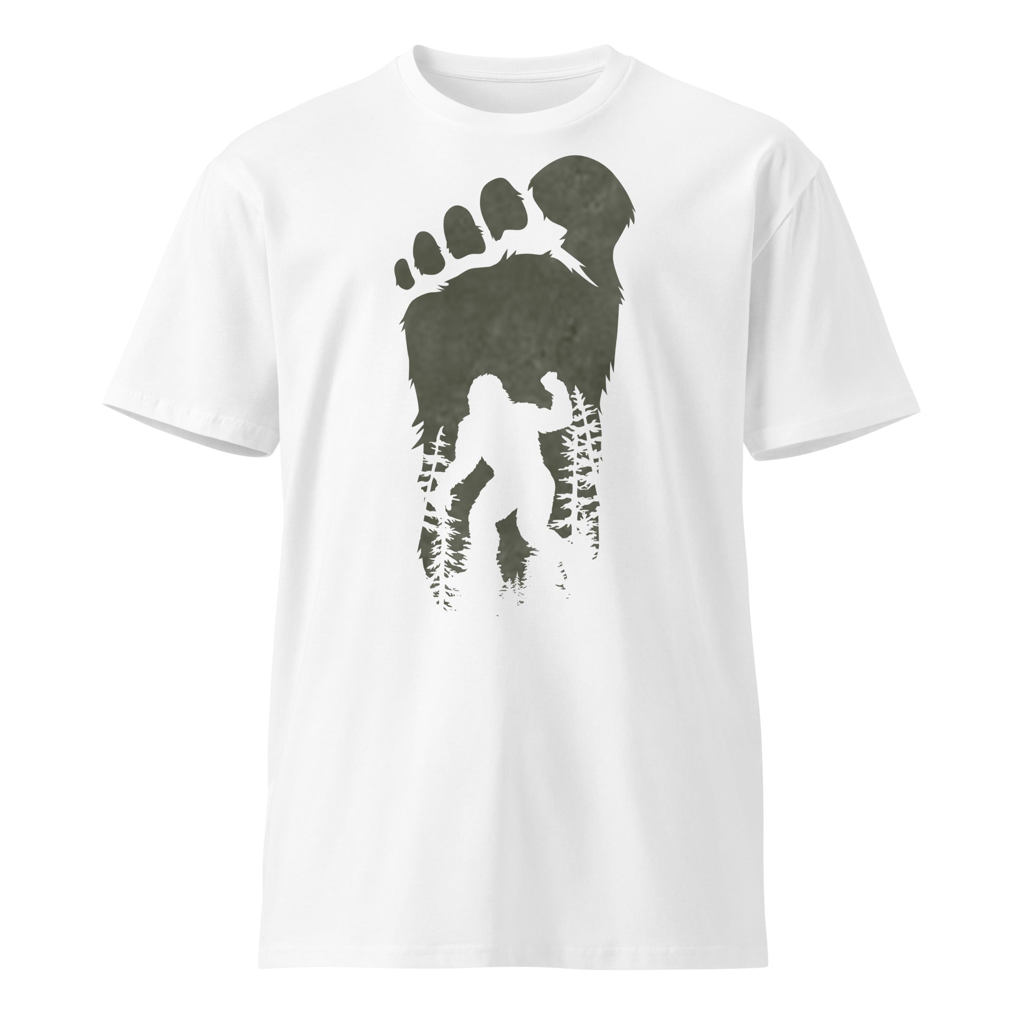 Bigfoot Shadow Art Unisex Graphic T-Shirt | Gallory Hive