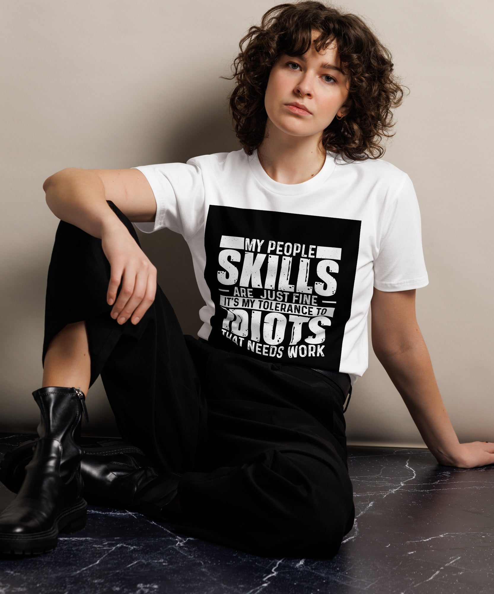 Sarcastic People Skills Unisex Graphic T-Shirt | Gallory Hive