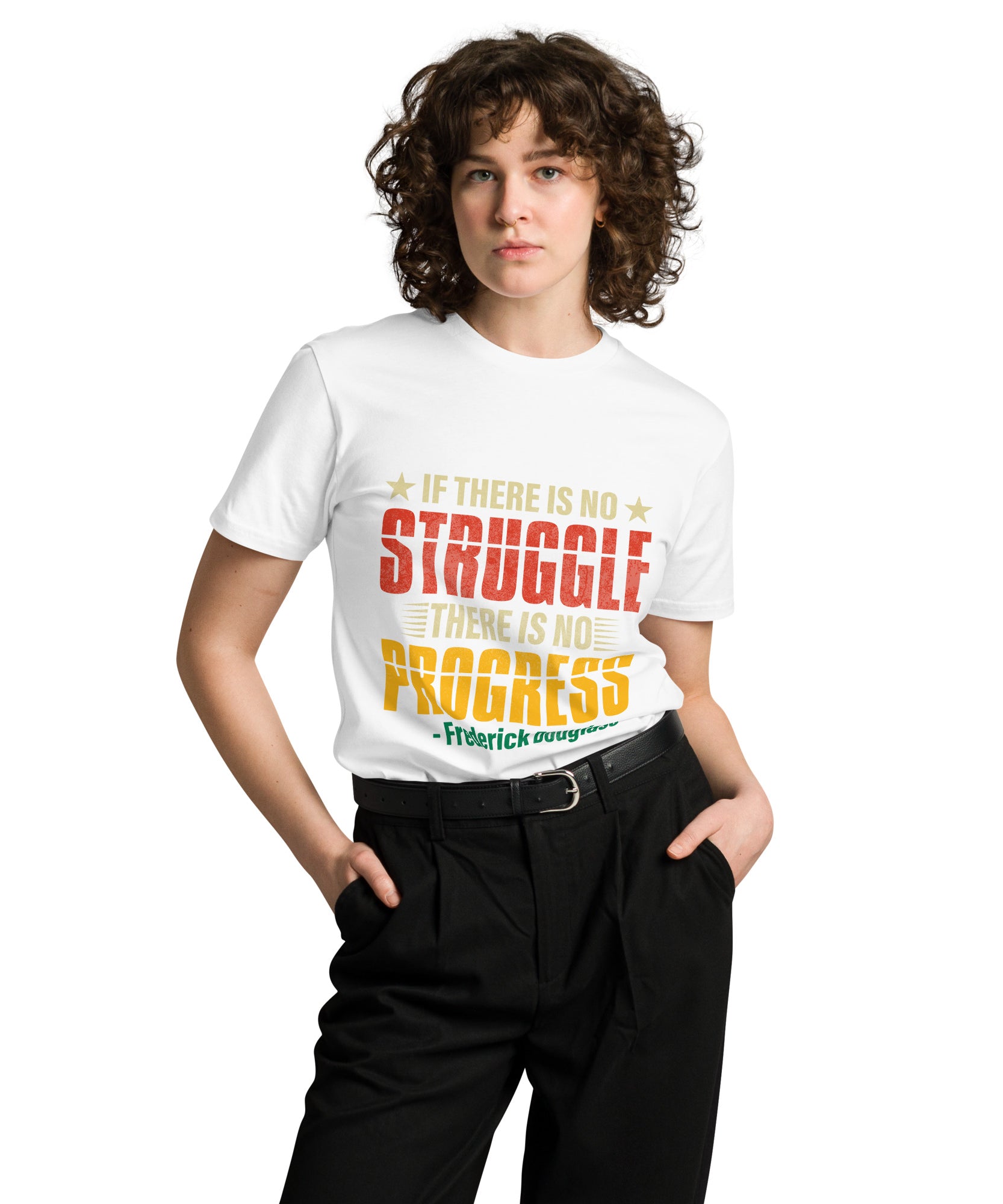 Motivational Quote Premium Unisex Cotton T-Shirt  Gallory Hive