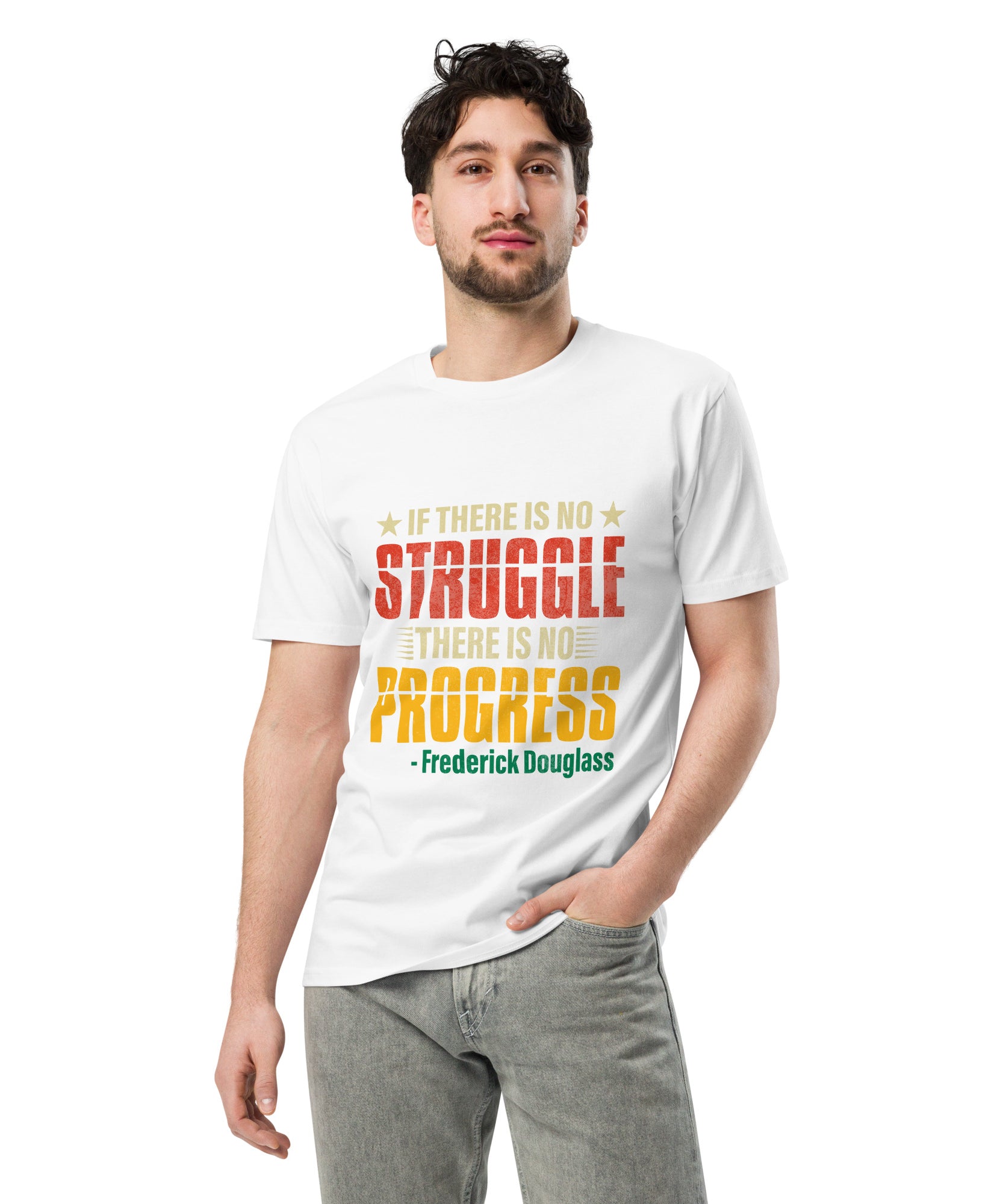 Motivational Quote Premium Unisex Cotton T-Shirt  Gallory Hive