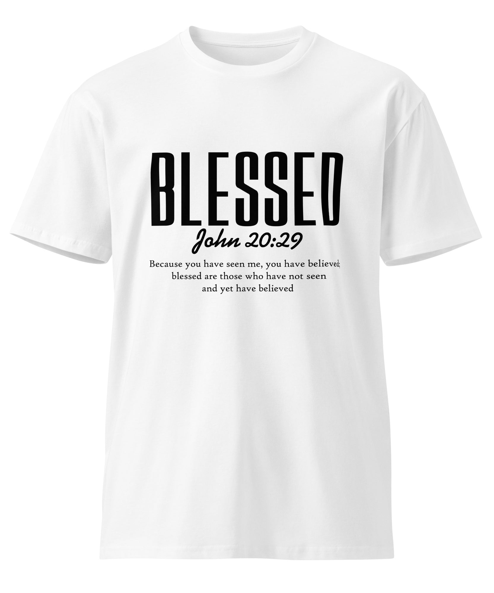 Blessed Faith Inspirational Unisex Premium Cotton T-Shirt | Gallory Hive
