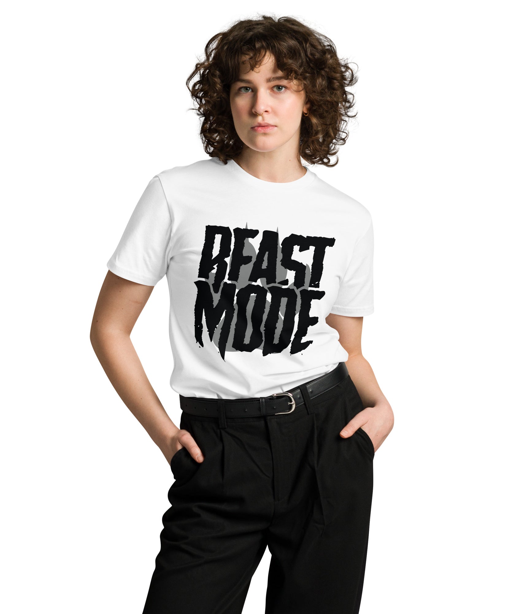 Beast Mode Workout Graphic Cotton T-Shirt | Gallory Hive