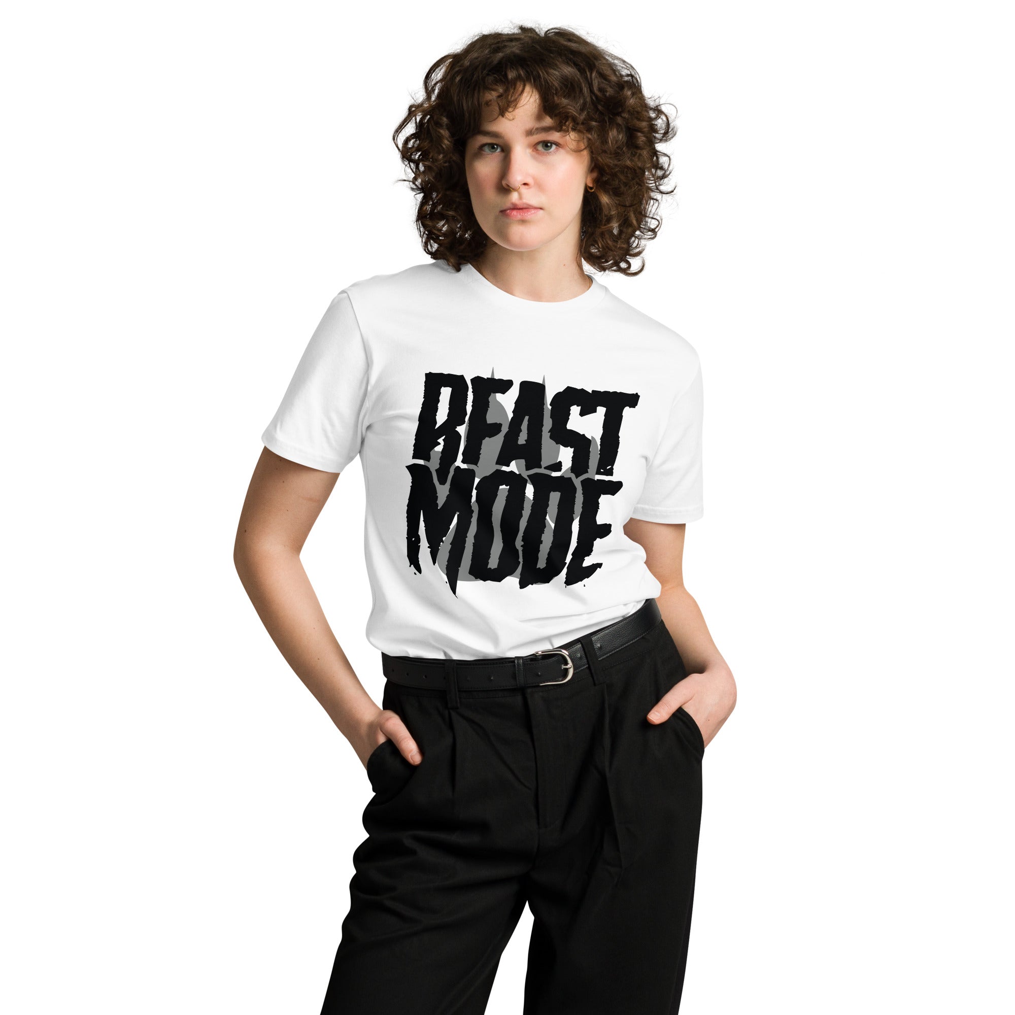 Beast Mode Workout Graphic Cotton T-Shirt | Gallory Hive