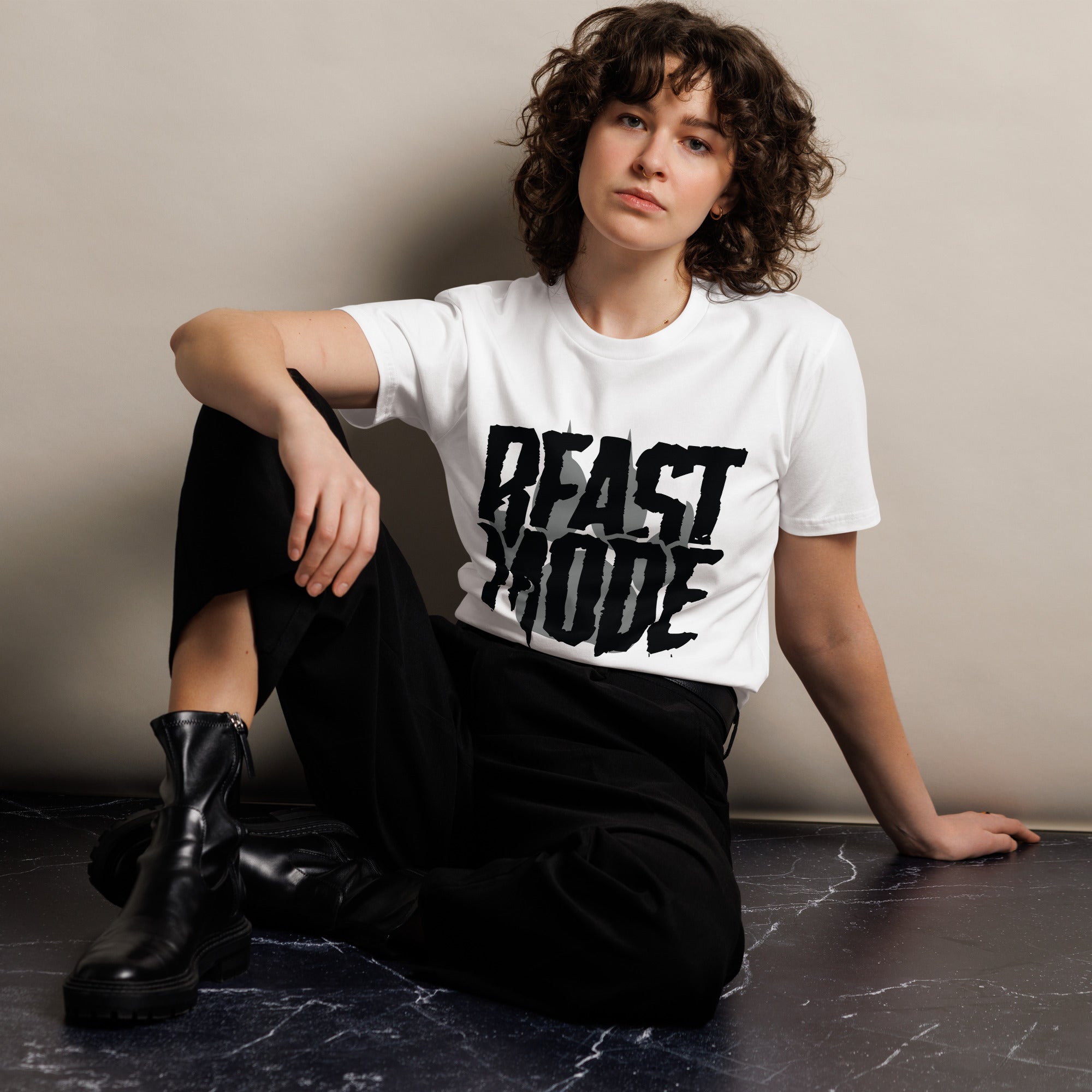 Beast Mode Workout Graphic Cotton T-Shirt | Gallory Hive