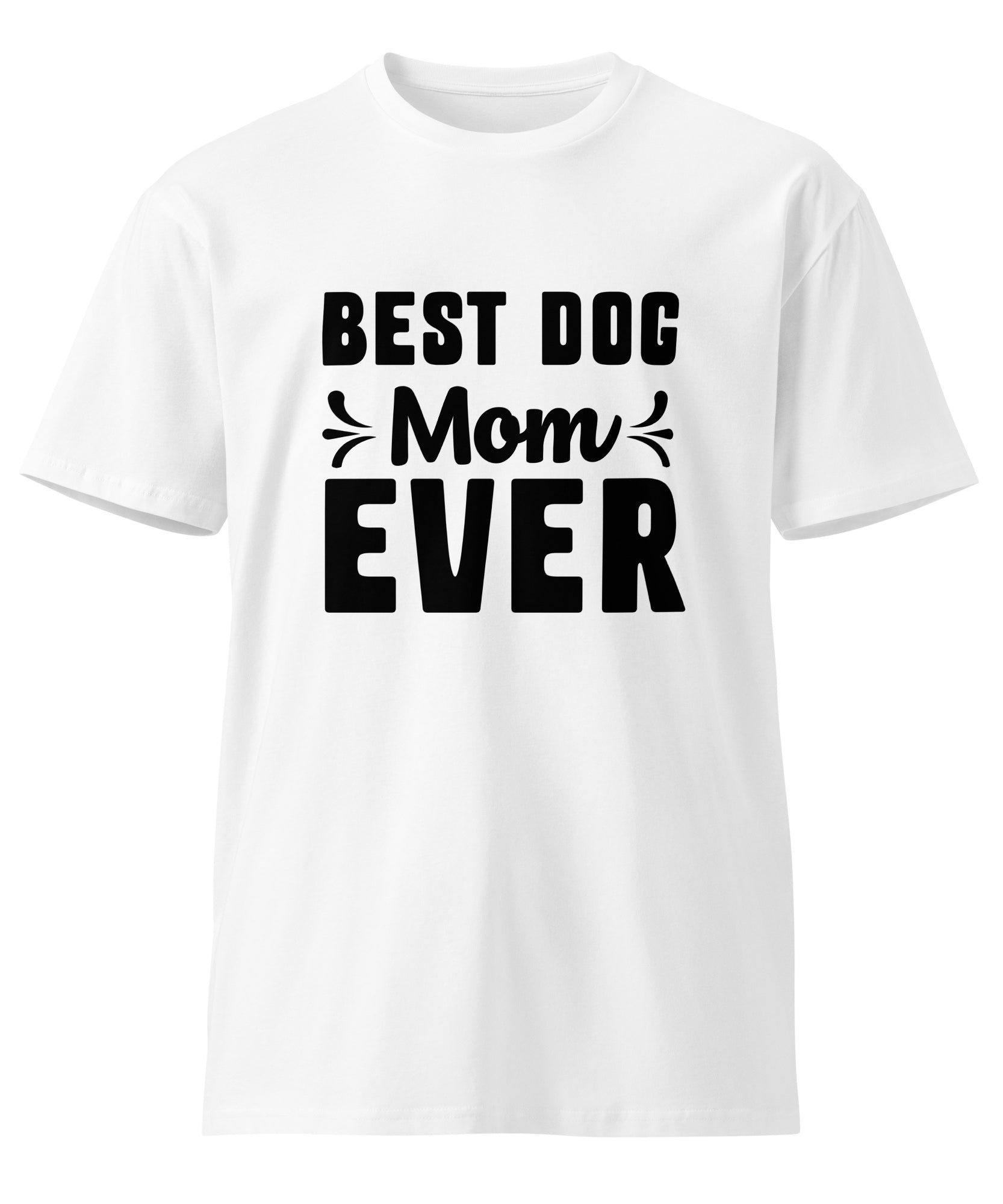 Best Dog Mom Premium Unisex Cotton T-Shirt | Gallory Hive