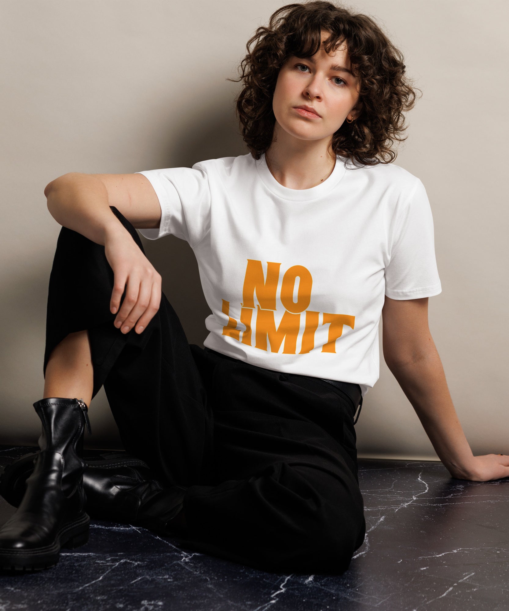 NO LIMIT Premium Unisex Cotton T-Shirt | Gallory Hive