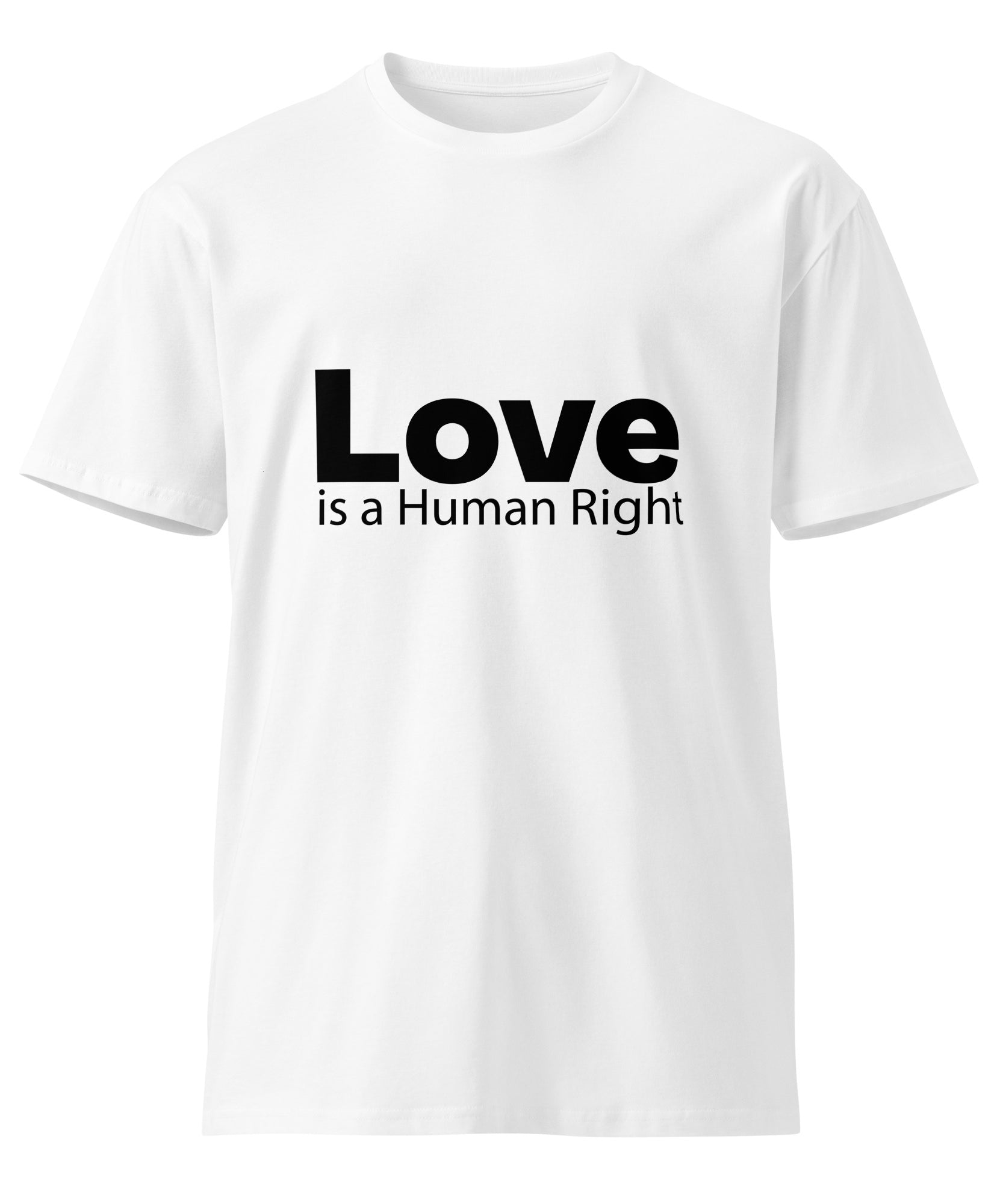 Love Is Human Right Unisex Premium Cotton T-Shirt | Gallory Hive