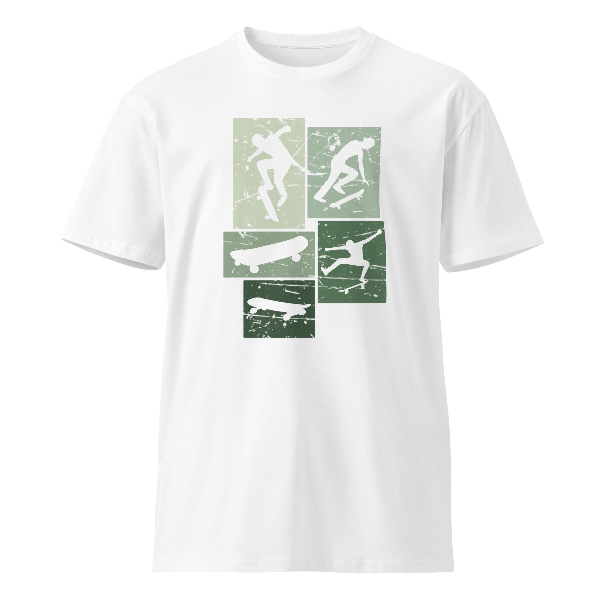 Vintage Skateboarding Cotton Premium T-Shirt | Gallory Hive