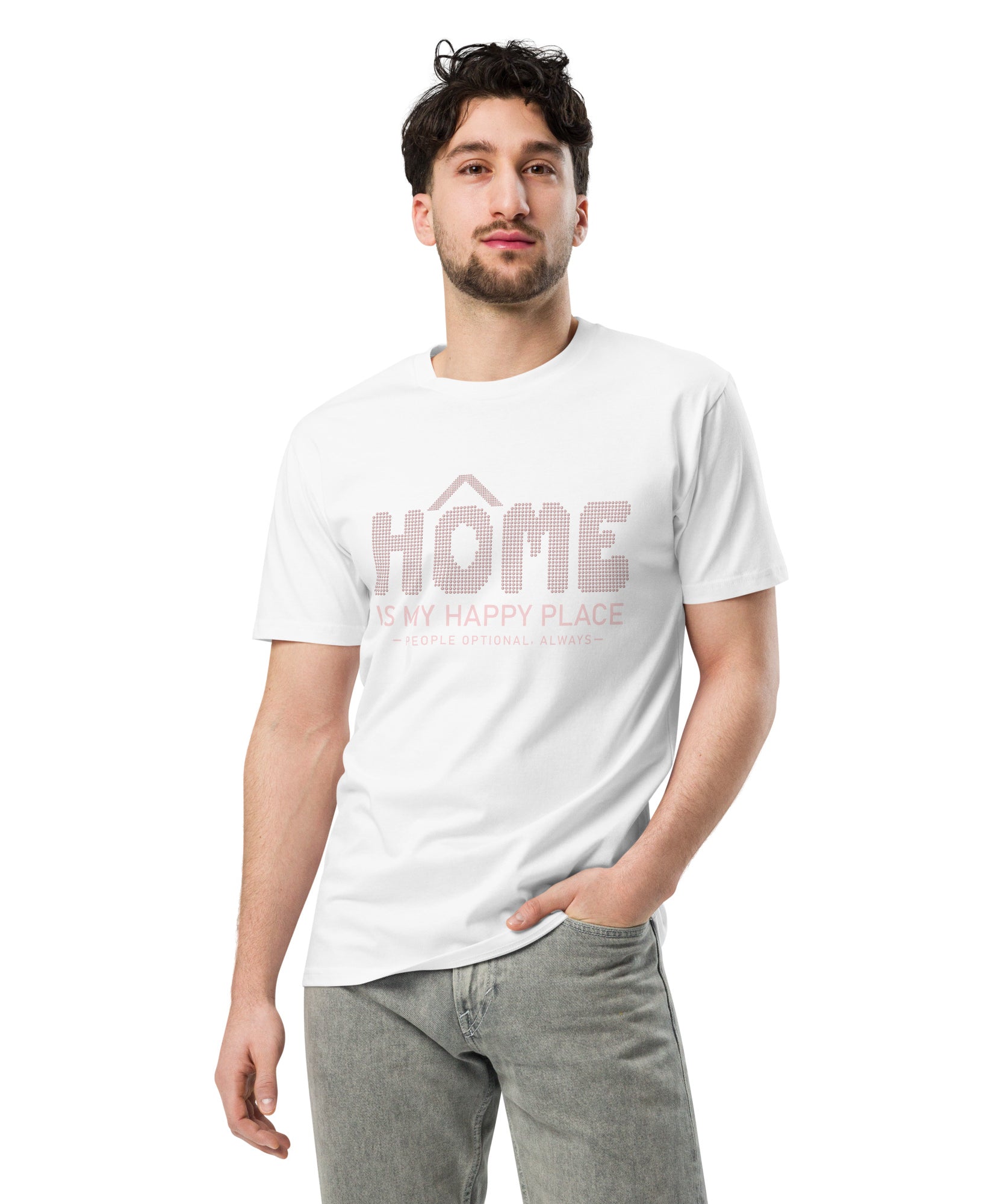 Introvert Homebody Premium Cotton T-Shirt | Gallory Hive