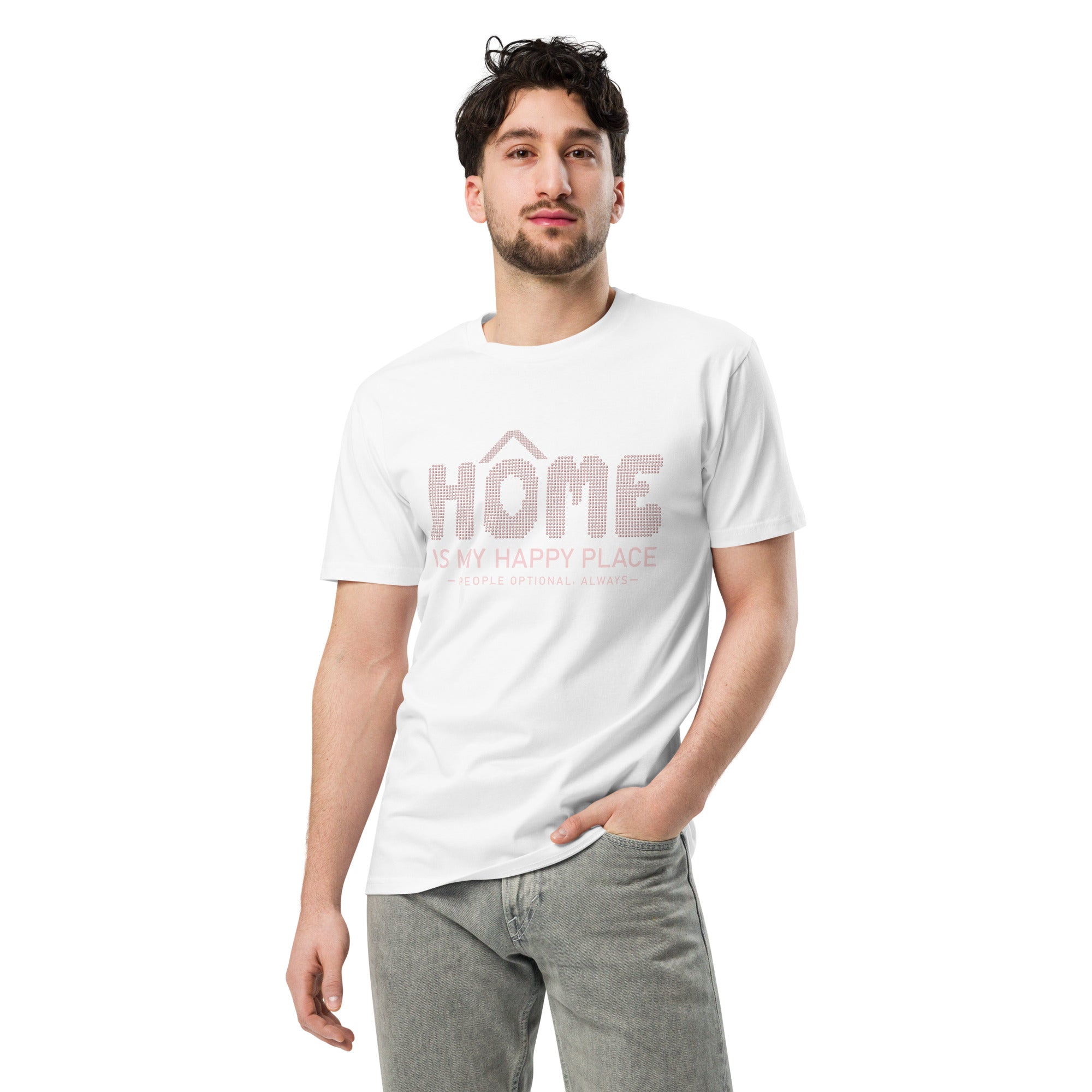 Introvert Homebody Premium Cotton T-Shirt | Gallory Hive