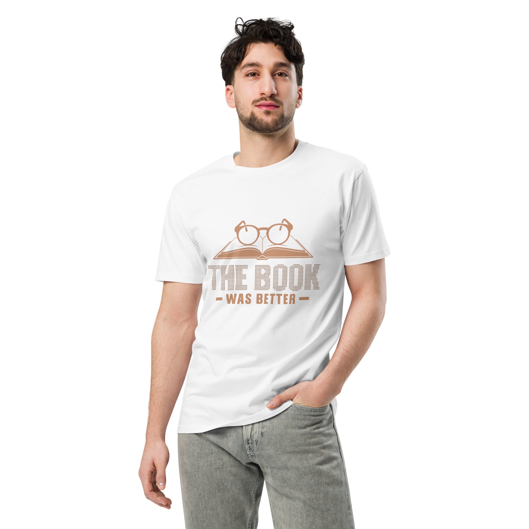 The Book Was Better Graphic Premium Cotton T-shirt | Gallory Hive