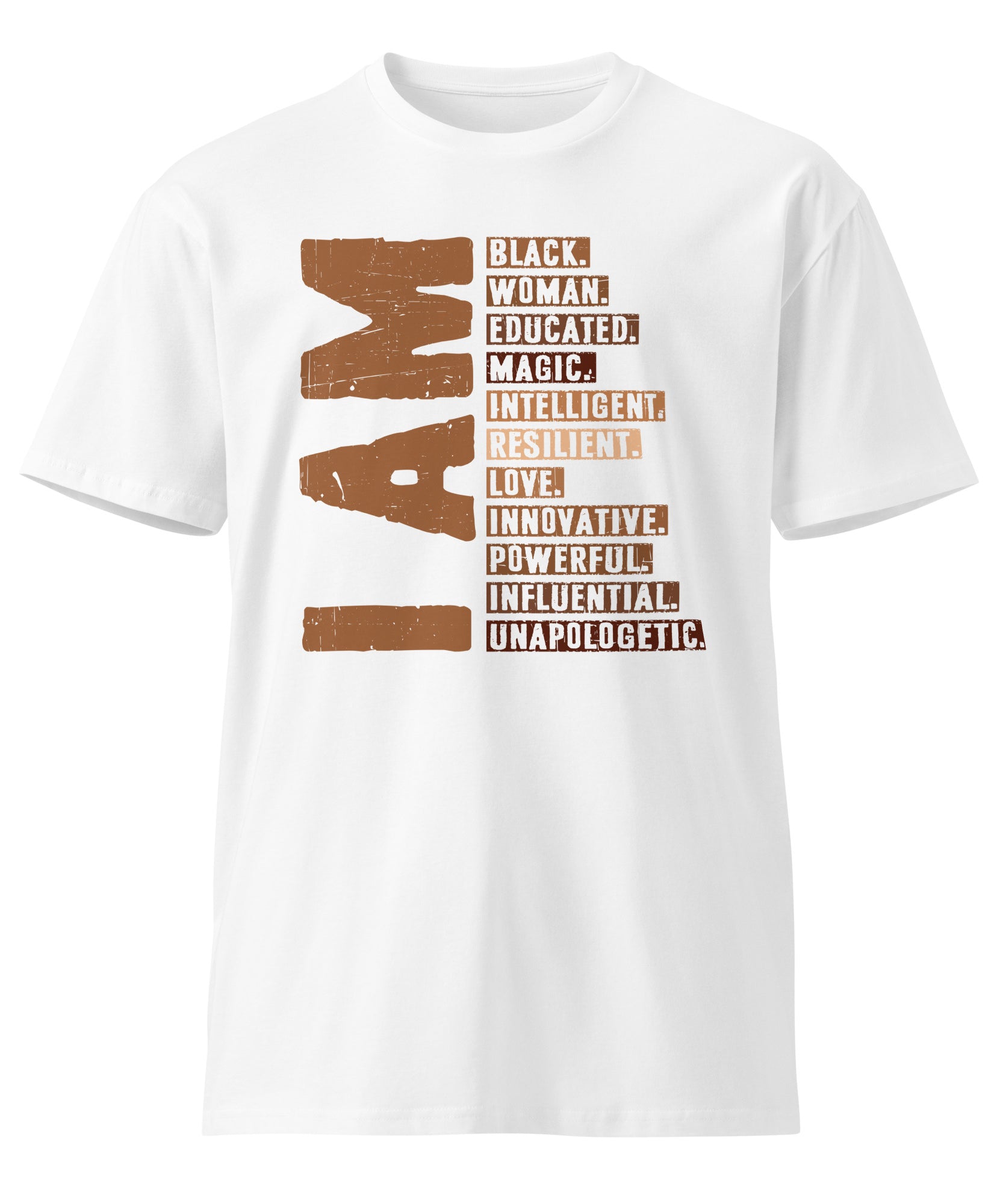 Powerful Black Woman Quote Premium Cotton T-Shirt | Gallory Hive