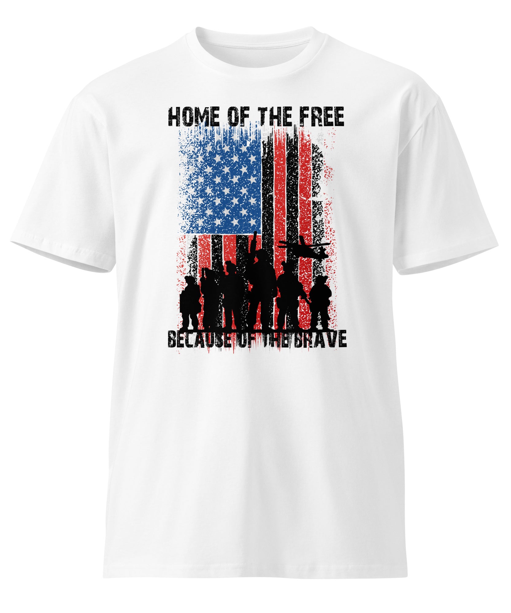 American Freedom Soldier Graphic Premium T-Shirt | Gallory Hive