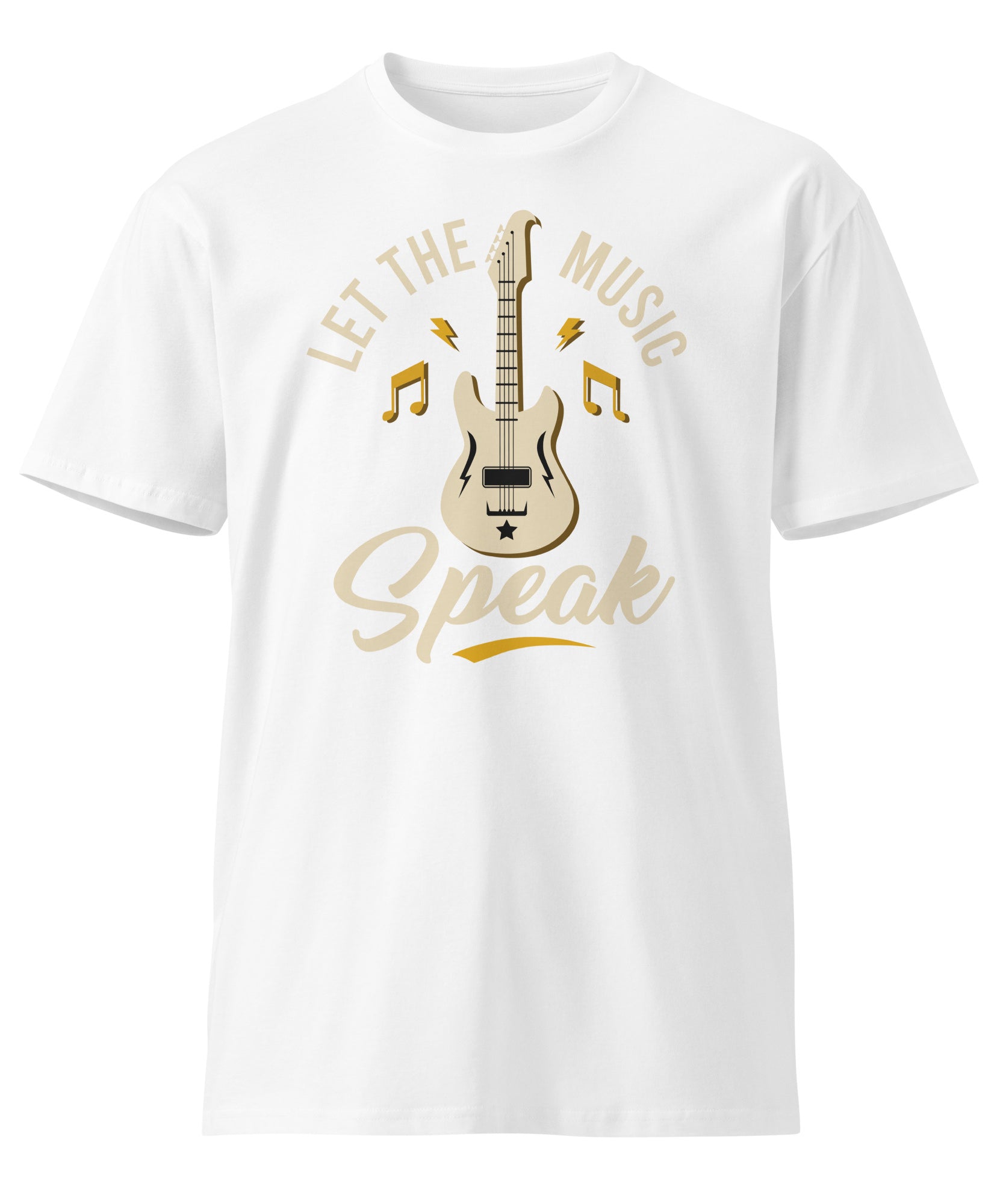 Let the Music Speak Guitar T-Shirt | Gallory Hive