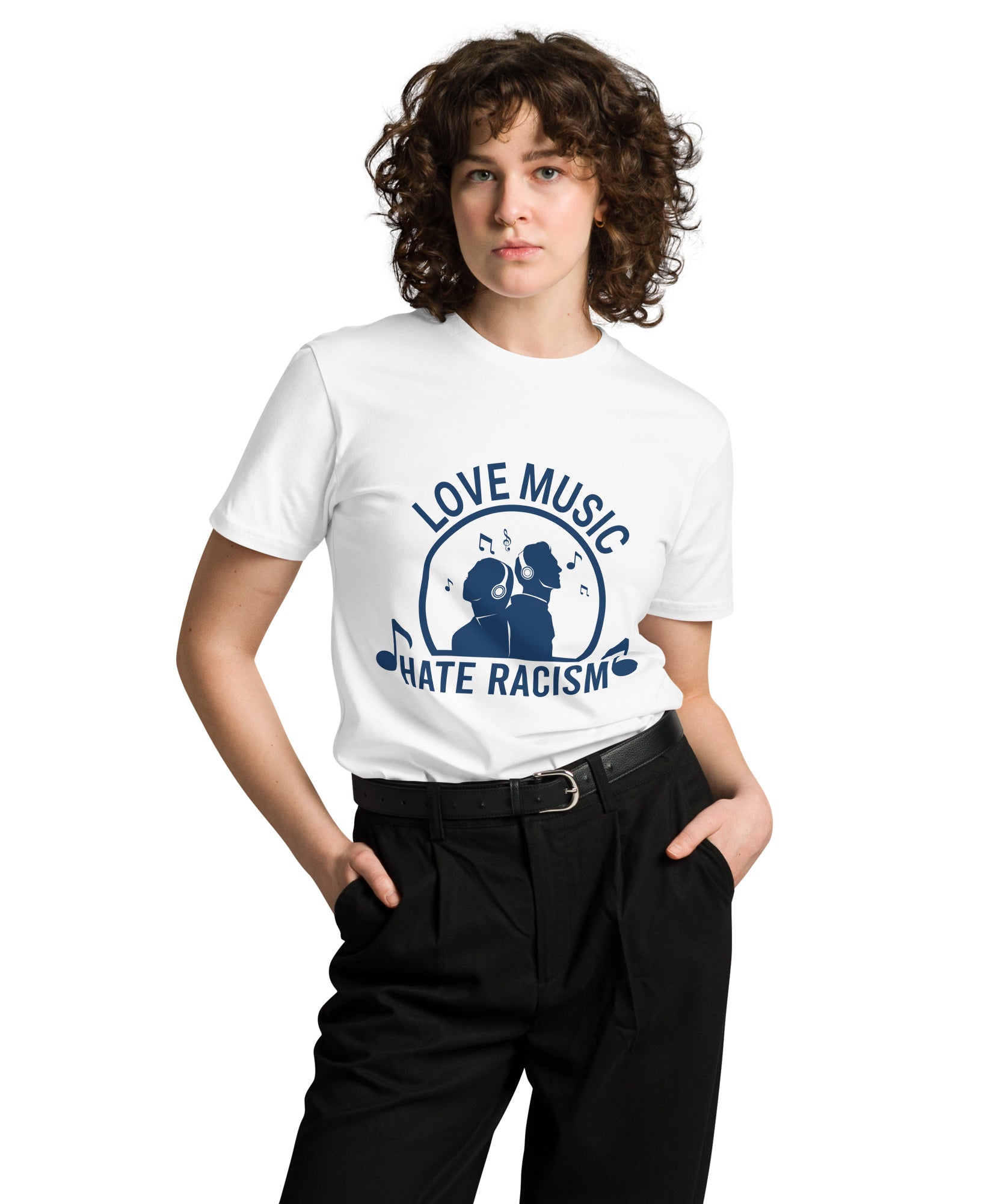 Love Music Hate Racism T-Shirt | Gallory Hive
