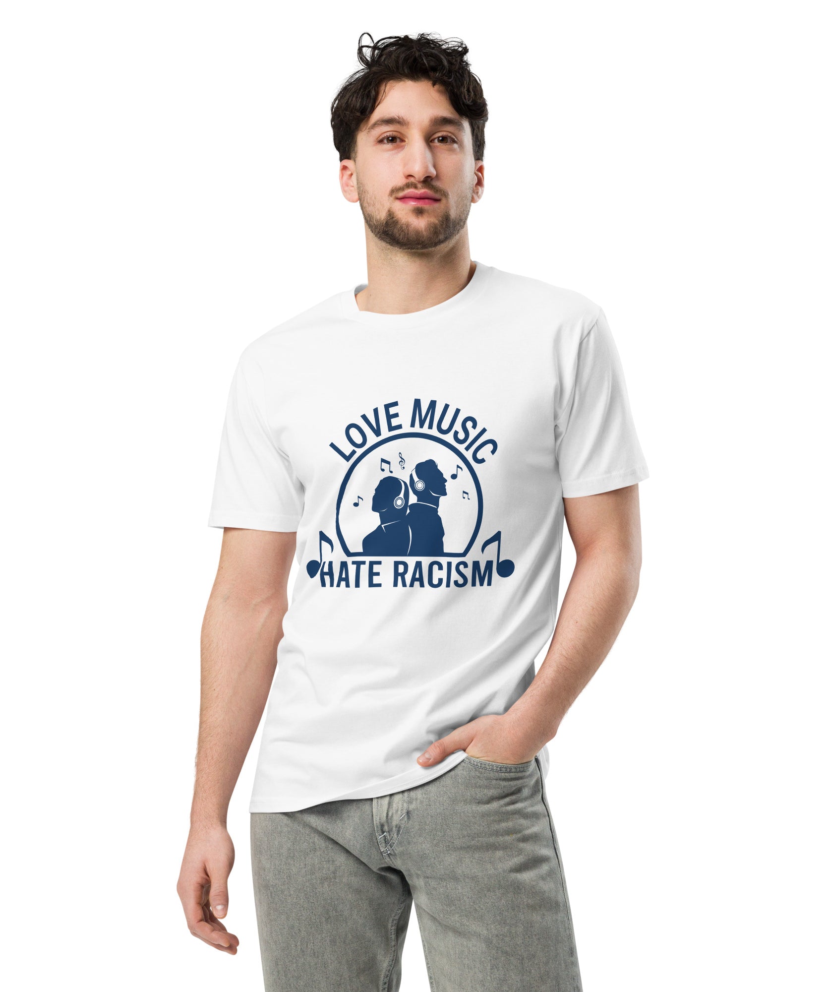 Love Music Hate Racism T-Shirt | Gallory Hive