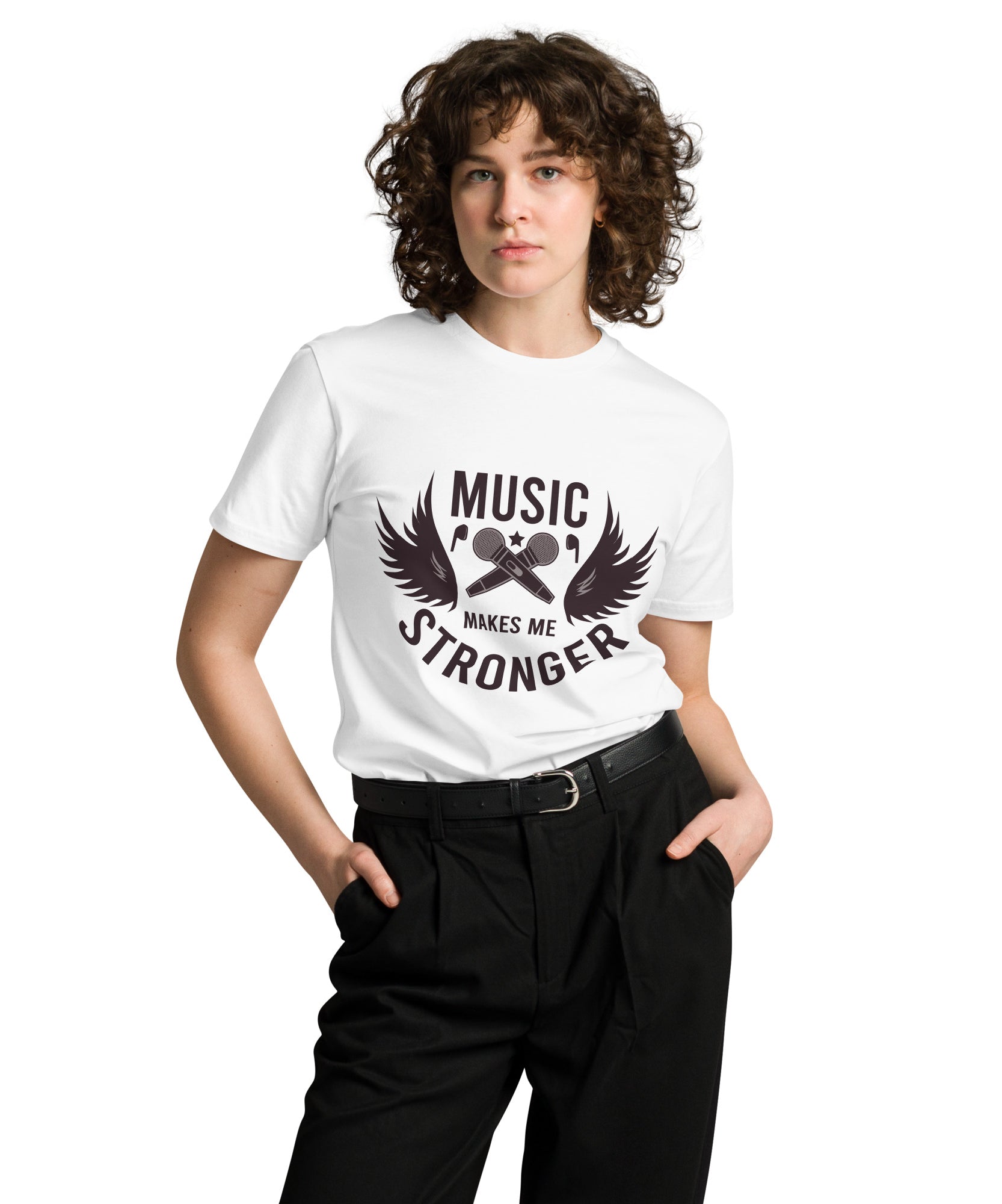 Music Makes Me Stronger T-Shirt | Gallory Hive