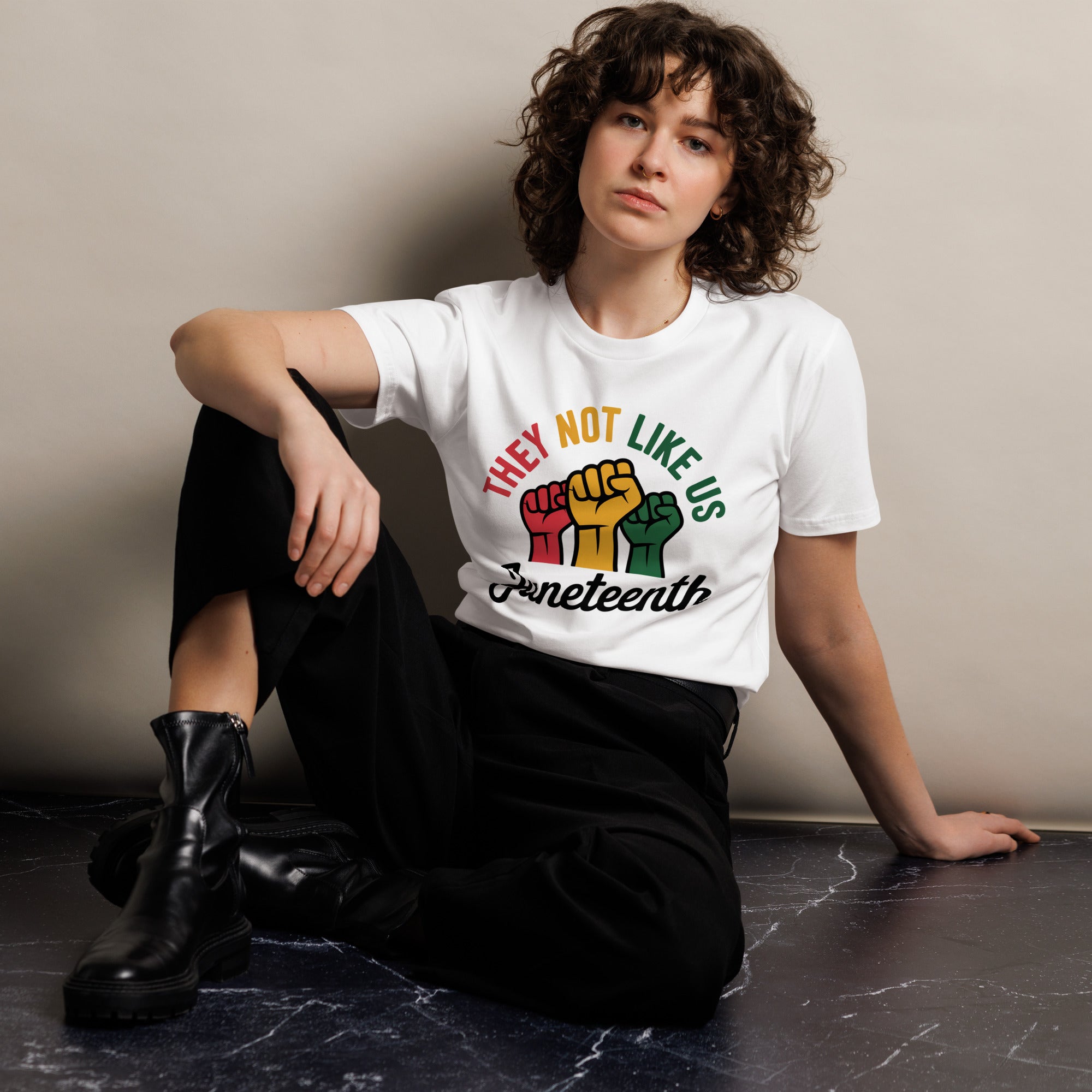 They Not Like Us Graphic Unisex Premium Cotton T-Shirt | Gallory Hive