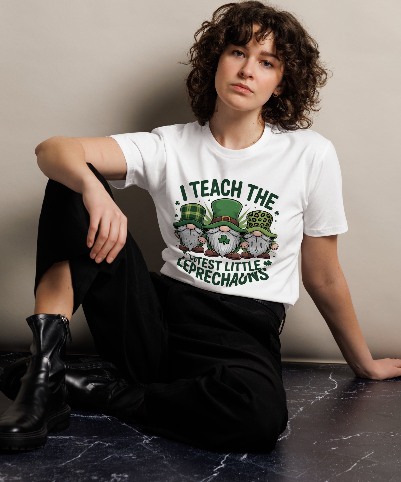 Leprechaun St Patricks Day Unisex Premium T-Shirt | Gallory Hive