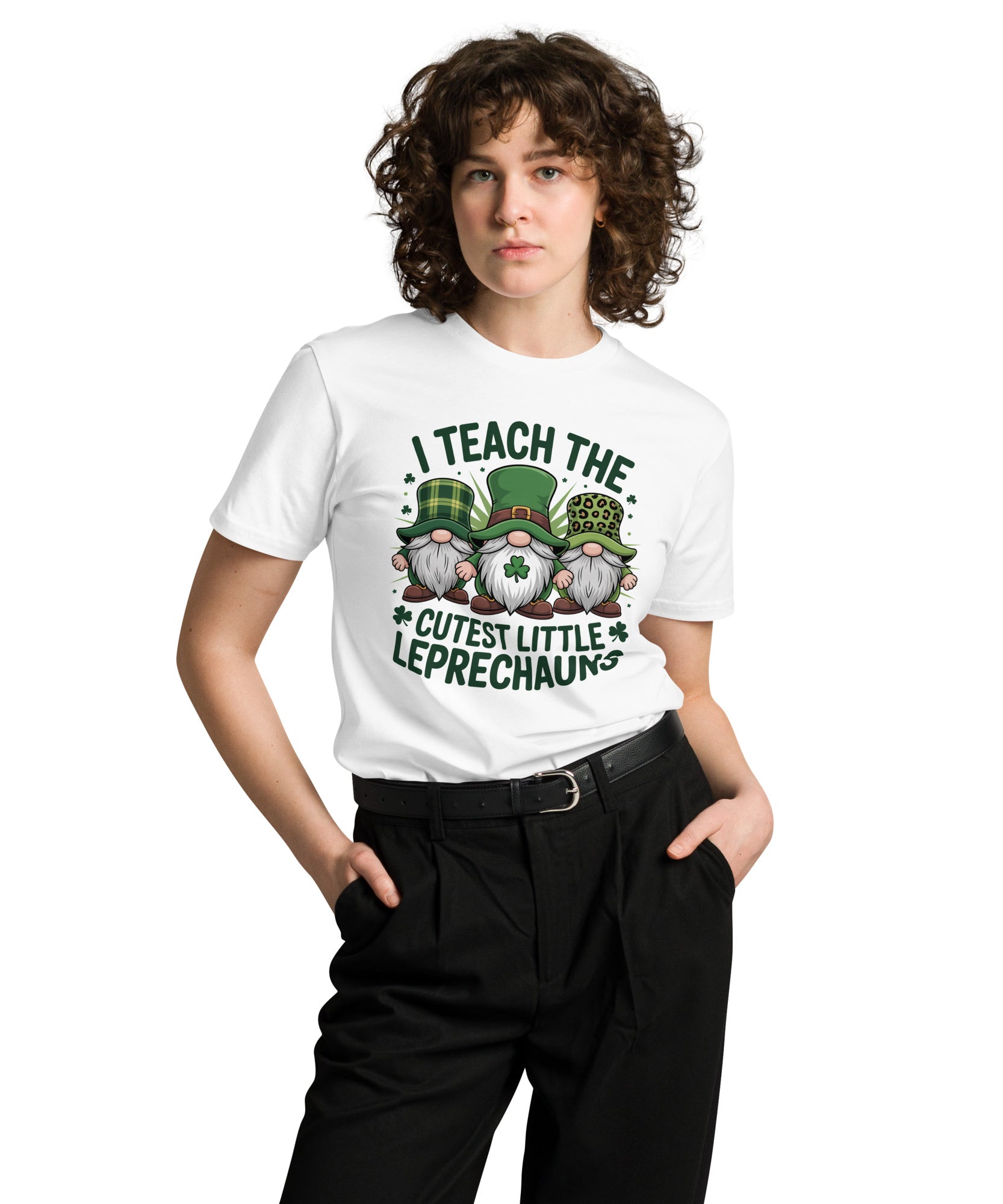 Leprechaun St Patricks Day Unisex Premium T-Shirt | Gallory Hive