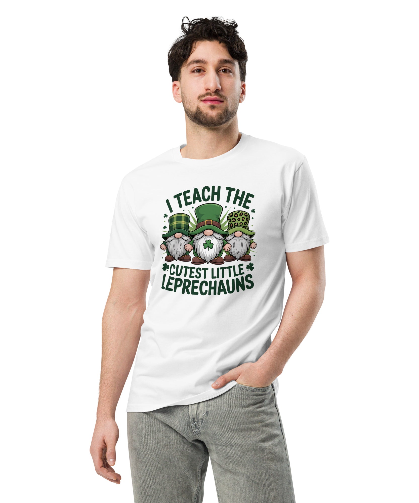 Leprechaun St Patricks Day Unisex Premium T-Shirt | Gallory Hive