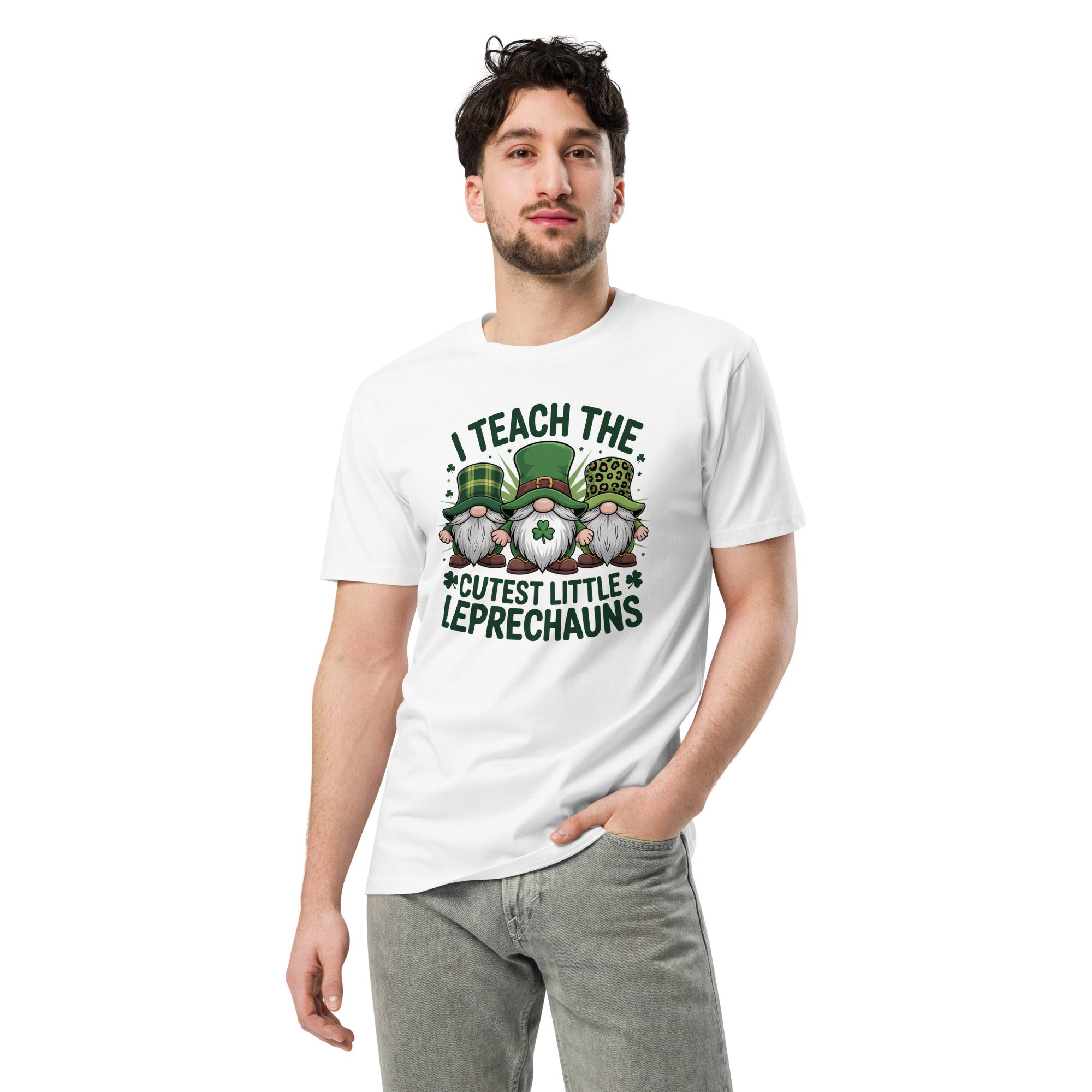 Leprechaun St Patricks Day Unisex Premium T-Shirt | Gallory Hive